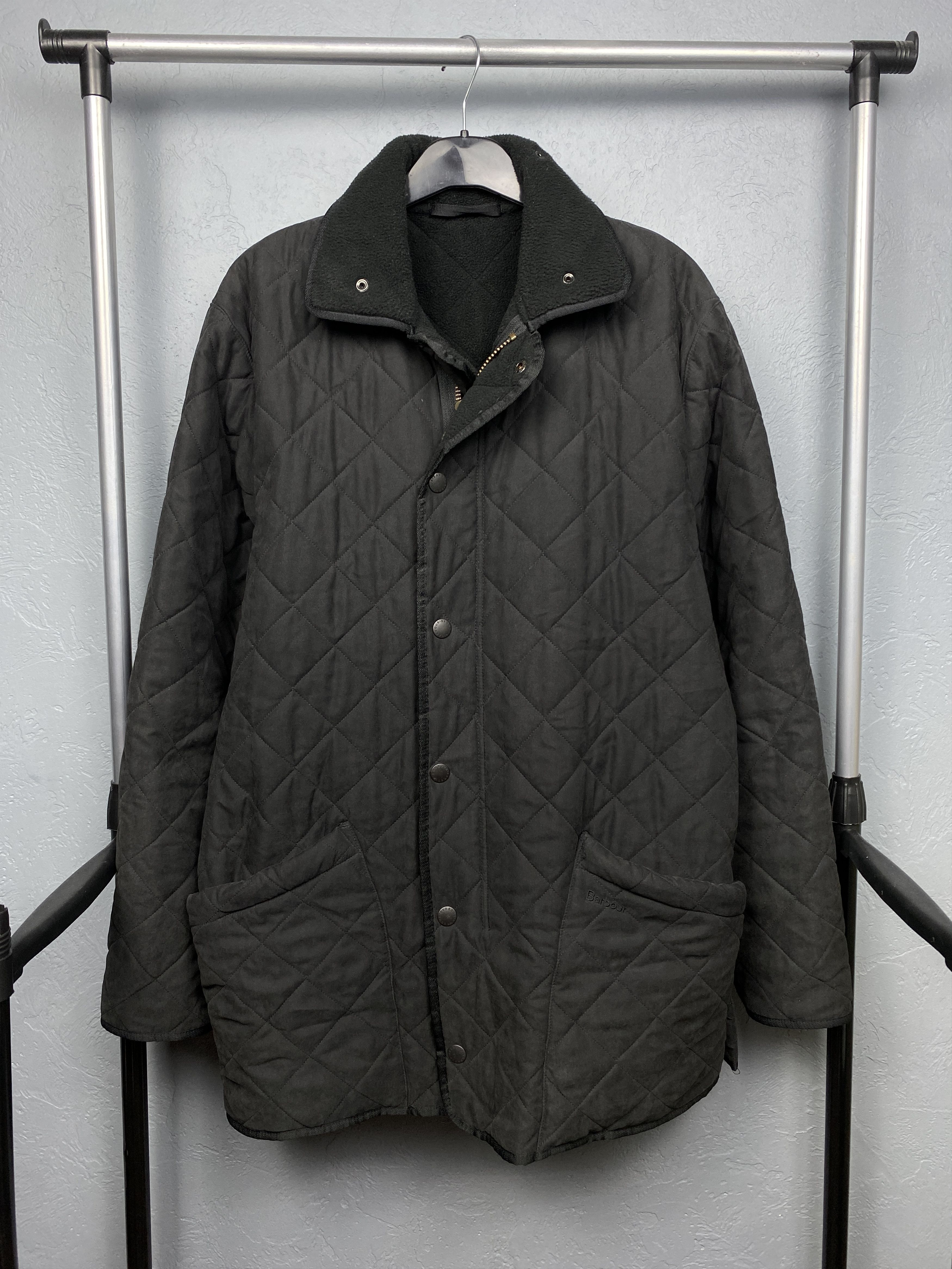 Barbour × Vintage Barbour Vintage Mens Microfibre Polarquilt Quilted Jacket Size US M / EU 48-50 / 2 - 1 Thumbnail