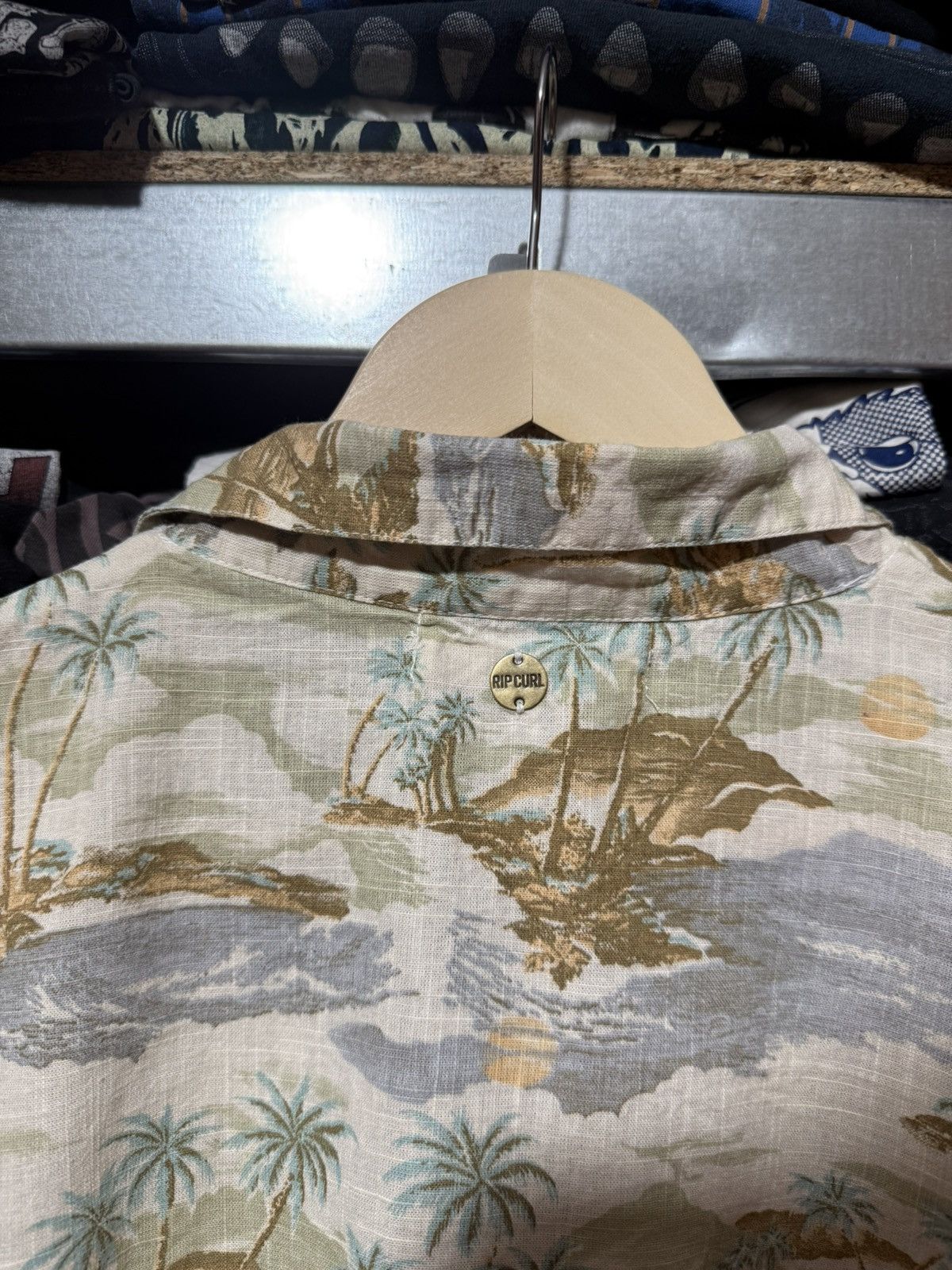Rip Curl Rare Vintage Rip Curl Beach Palm Trees Hawaiian Button Shirt Size US XL / EU 56 / 4 - 5 Thumbnail