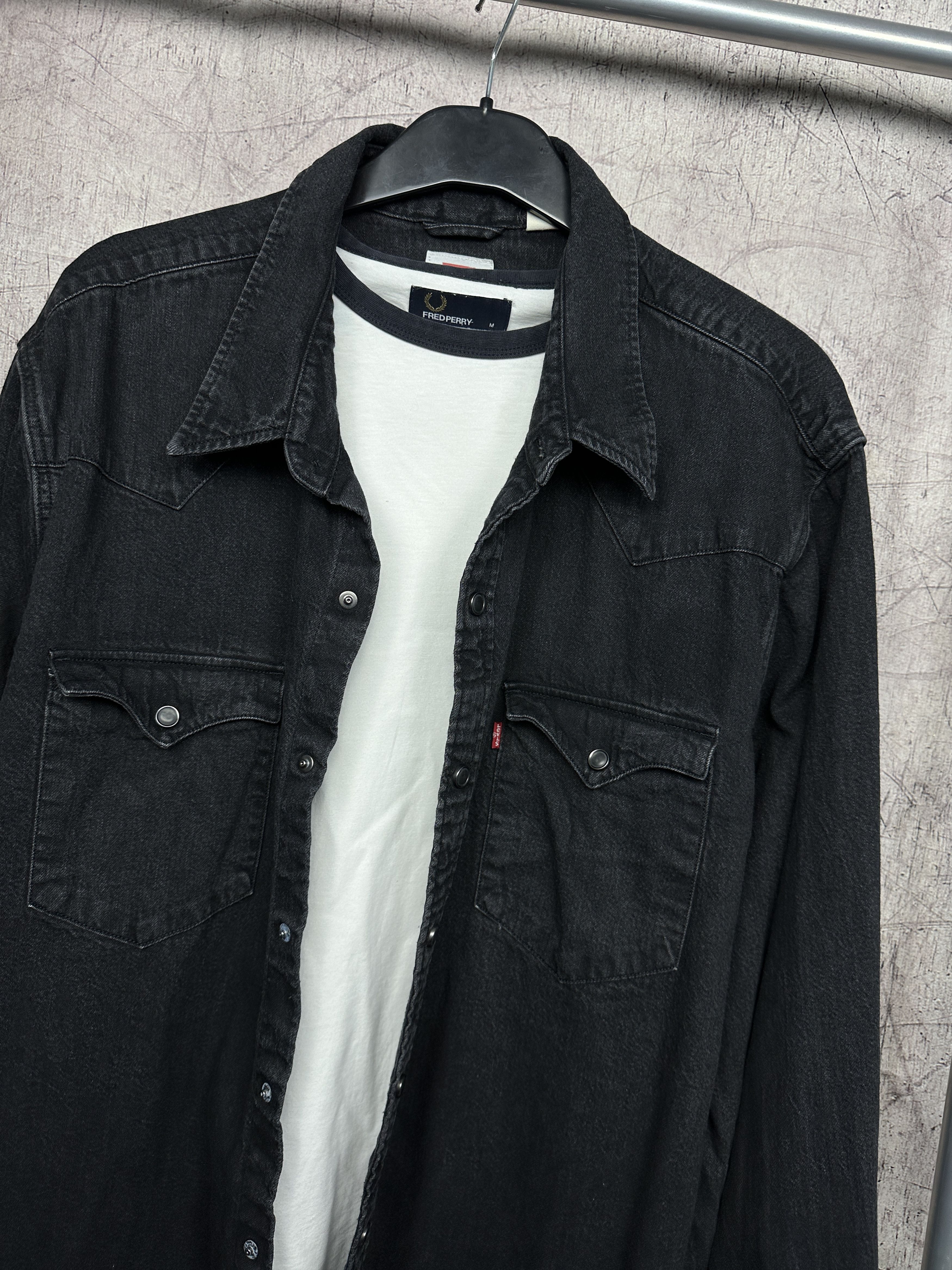 Levi's Levi's Mens Denim Shirt Size US XXL / EU 58 / 5 - 2 Thumbnail
