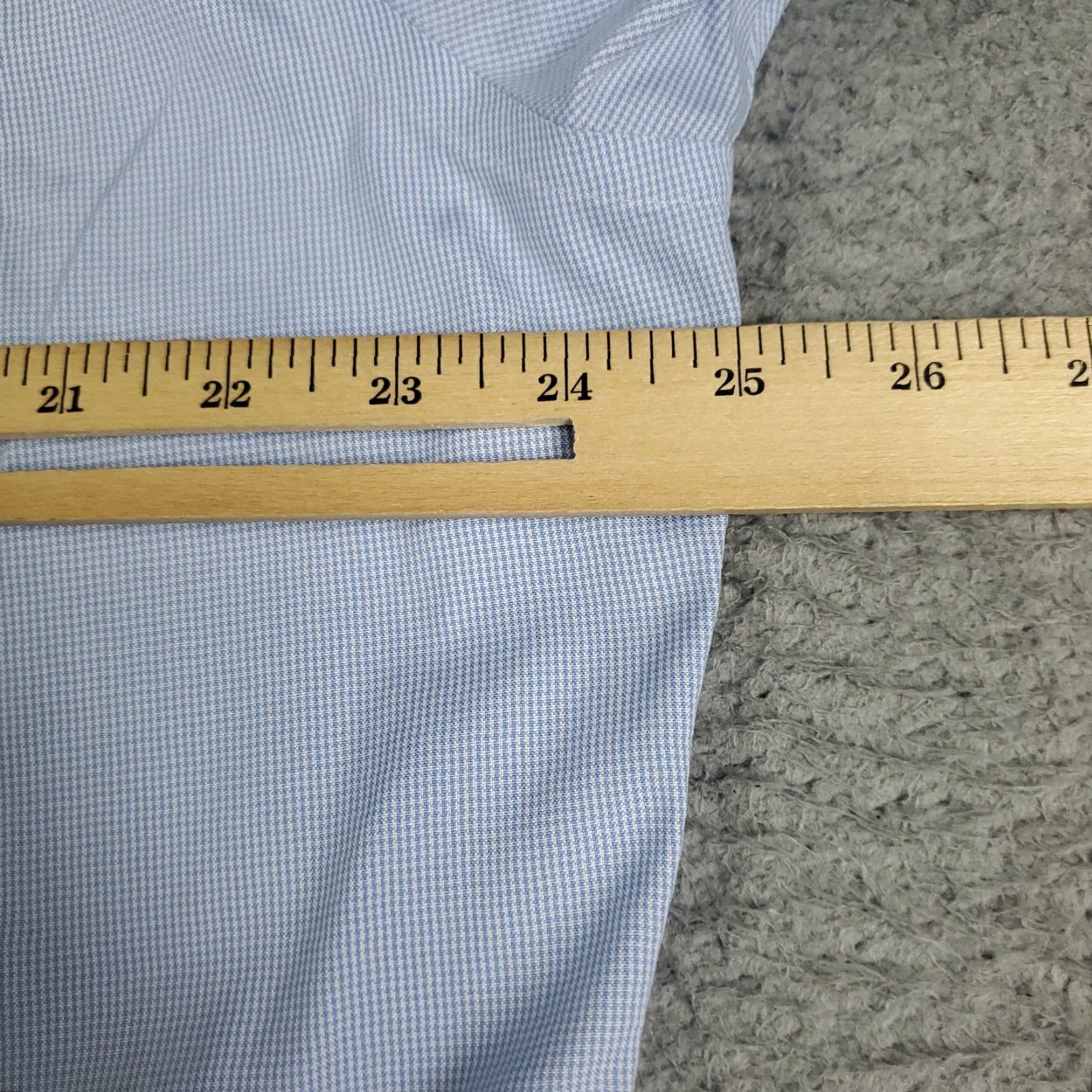 Brooks Brothers VINTAGE Brooks Brothers Dress Shirt Men Size 17 Blue Cotton Long Sleeve Business Casual Formal Size 46R - 5 Thumbnail