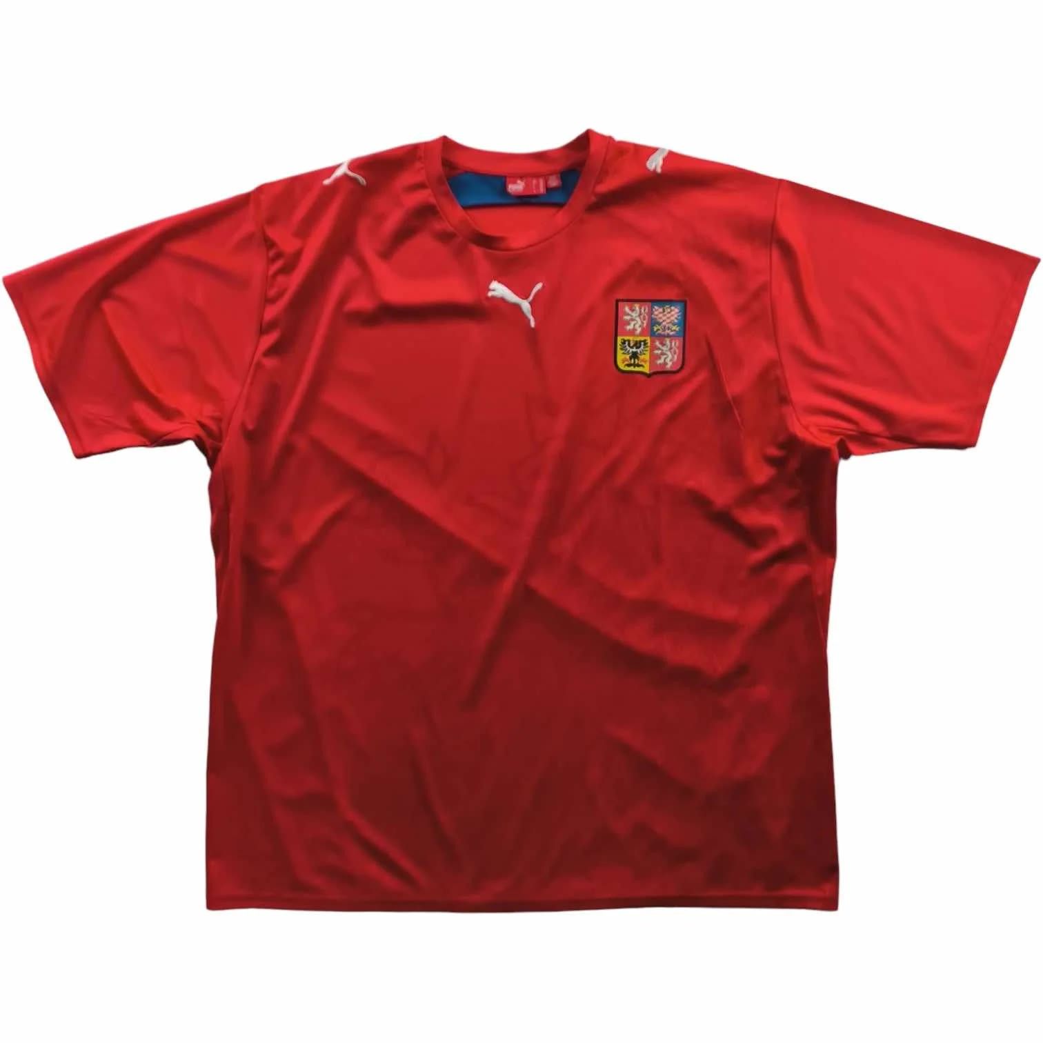 Puma Czech Republic 2006-08 Puma home football jersey size XXL Size US XXL / EU 58 / 5 - 1 Thumbnail