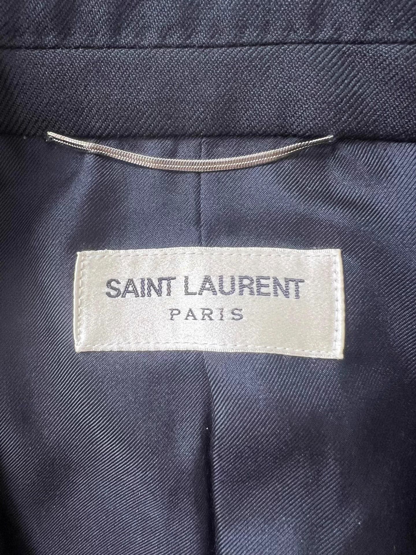 Saint Laurent Paris SLP 13fw Hedi Le Smoking Black 50 Size 50S - 4 Thumbnail