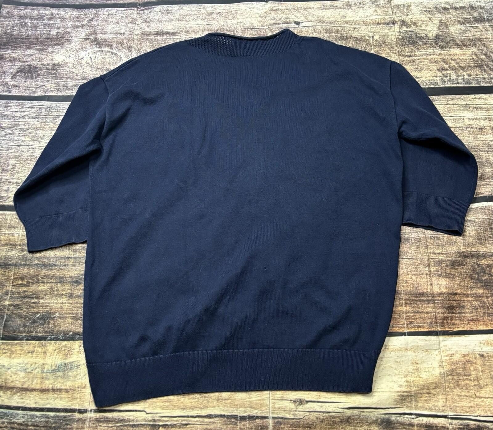 Brooks Brothers Brooks Brothers Sweater Womens XL Supima Cotton V-Neck Navy Size XL / US 12-14 / IT 48-50 - 3 Thumbnail
