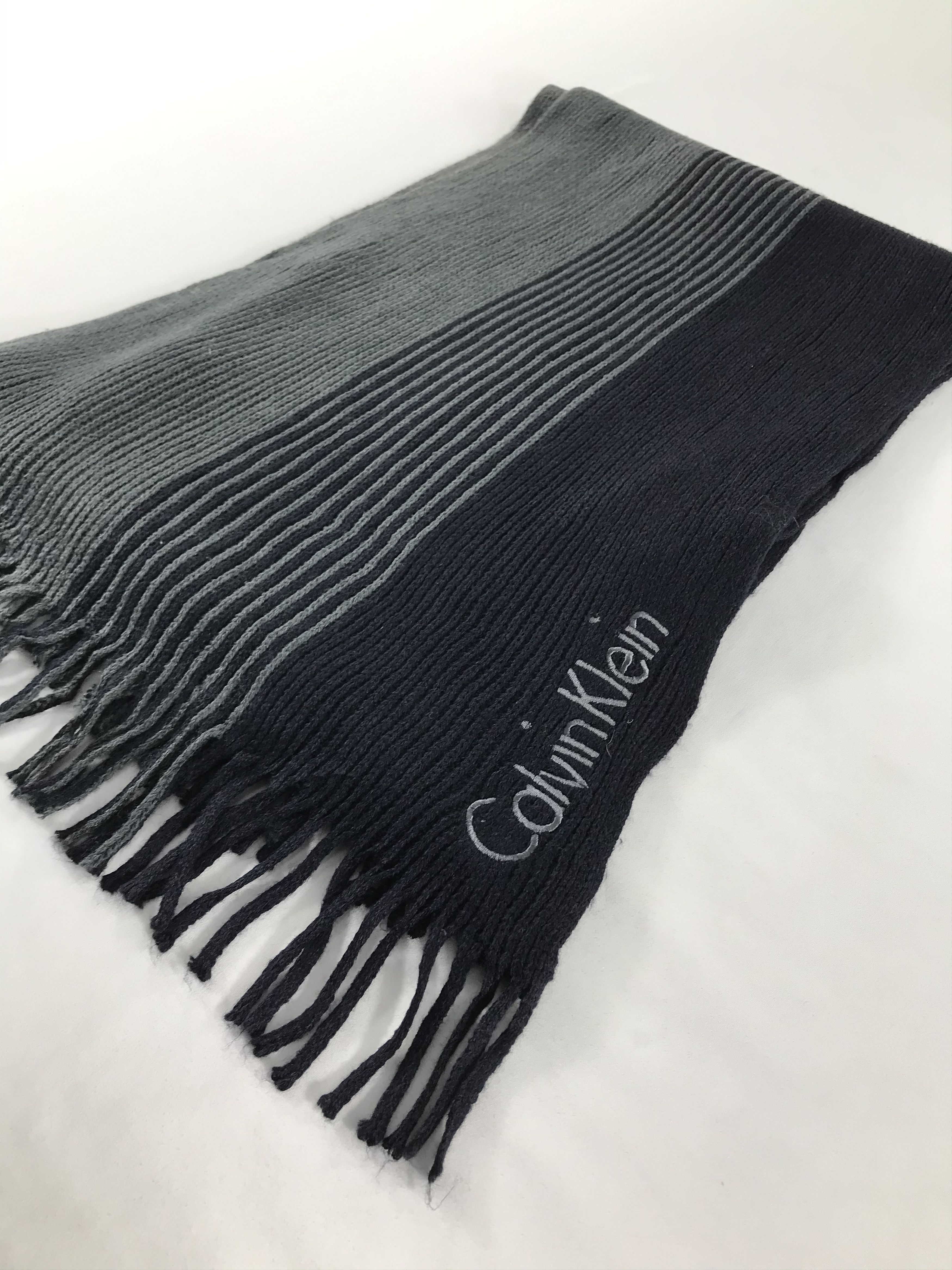 Calvin Klein Vintage Calvin Klein Scarf/Muffler/Neckwear MF1640 Size ONE SIZE - 3 Thumbnail