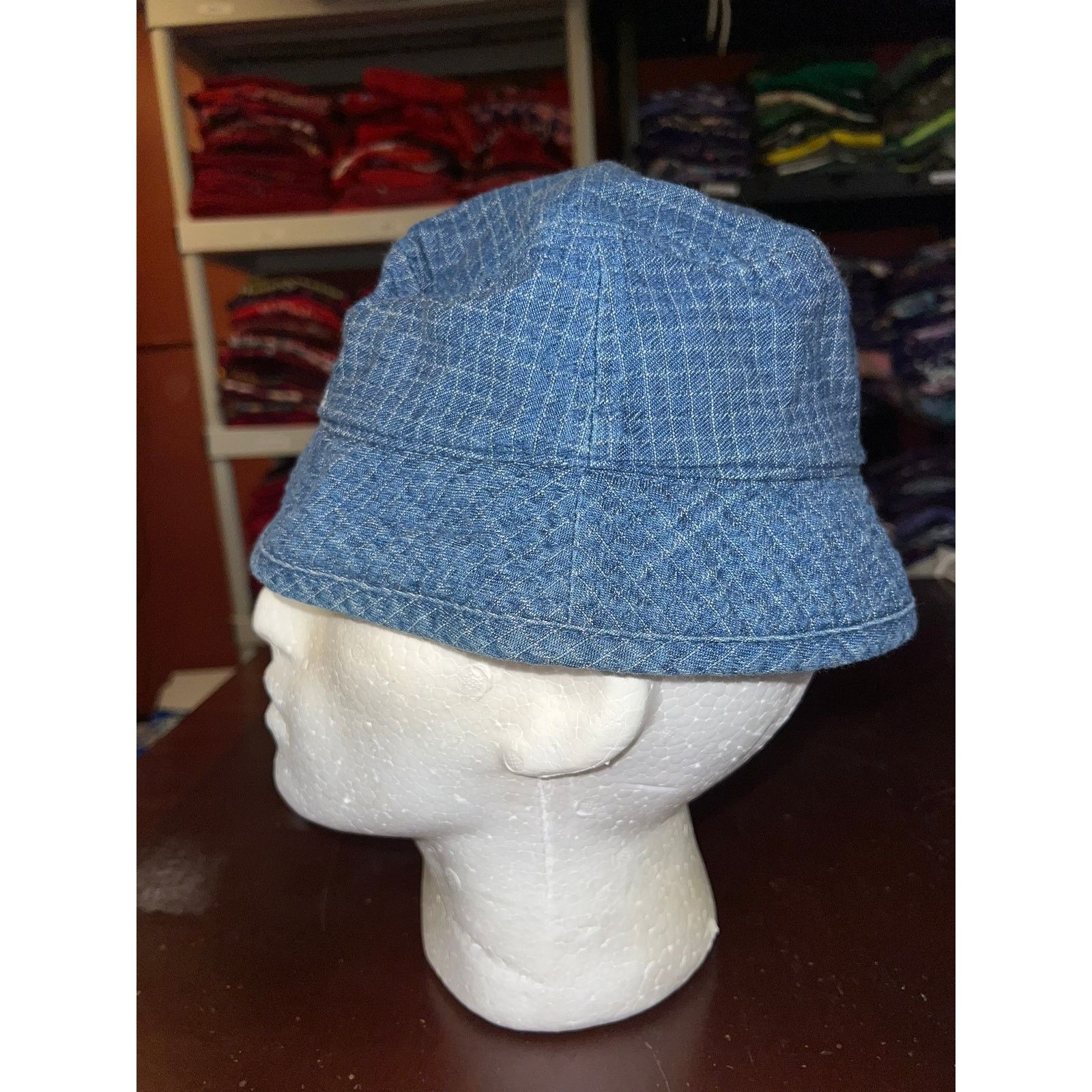 Disney Vintage Toyko Disneyland Hat Bucket Hat Sun Cap Blue 90s OS Size ONE SIZE - 4 Thumbnail