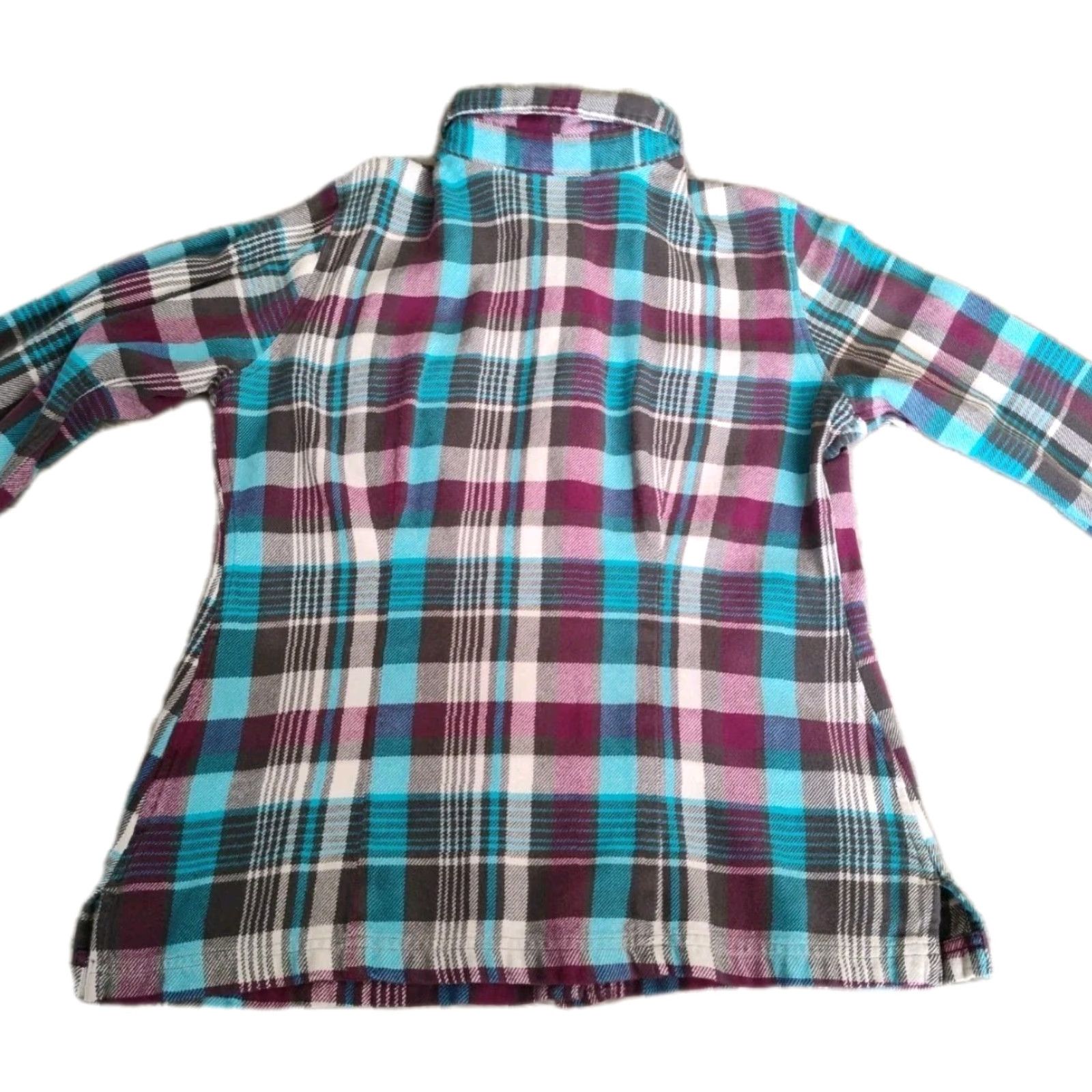 Patagonia Patagonia Fjord Flannel Button Shirt Womens 8 Plaid Organic Cotton M 53915 Size M / US 6-8 / IT 42-44 - 2 Thumbnail