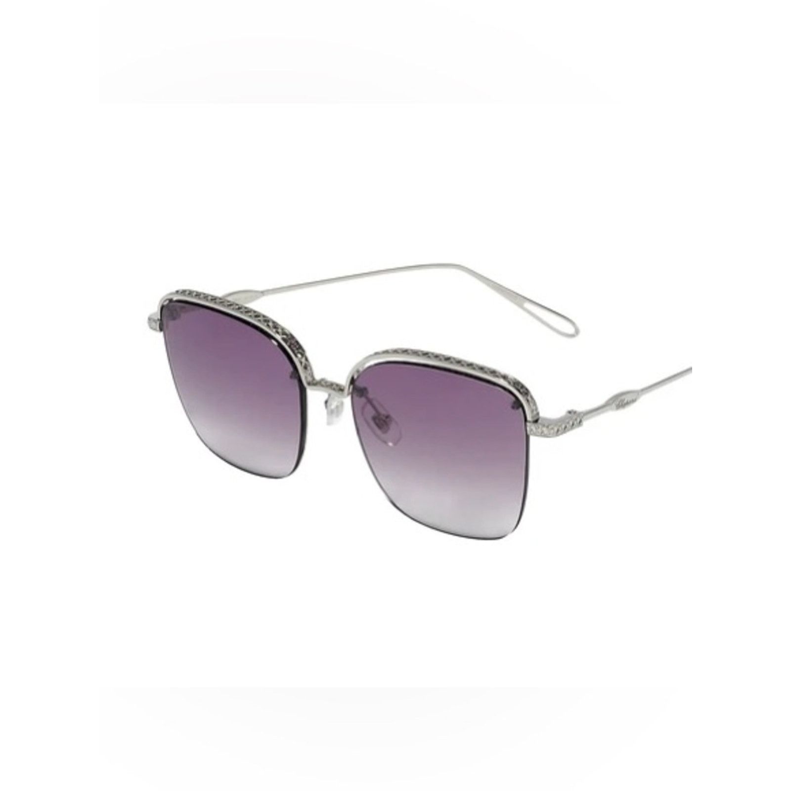 Chopard New Chopard SCHD45S 0579 Silver Frame Sunglasses Size ONE SIZE - 7 Thumbnail