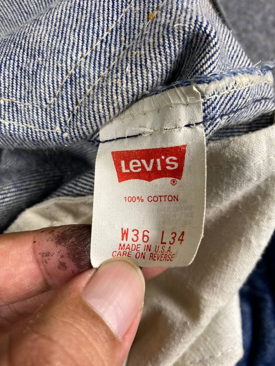 Levi's vintage levis 517 bootcut flare denim nice design Size US 37 - 12 Thumbnail