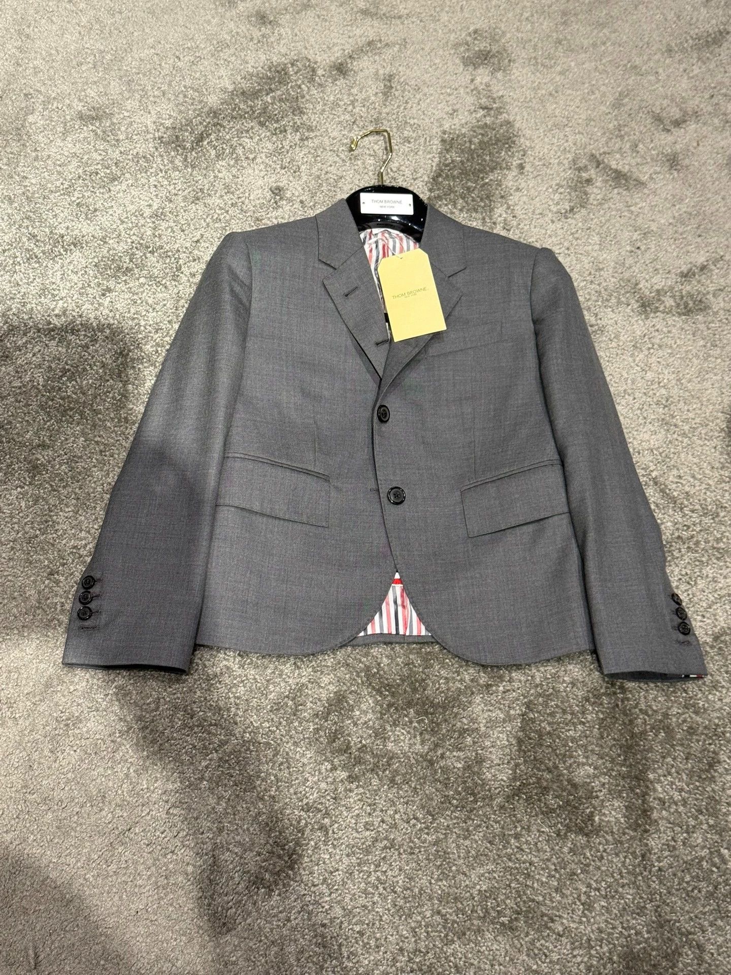 Thom Browne Thom Browne Women's Classic Mid Gray Wool Blazer Size40 Size S / US 4 / IT 40 - 3 Thumbnail