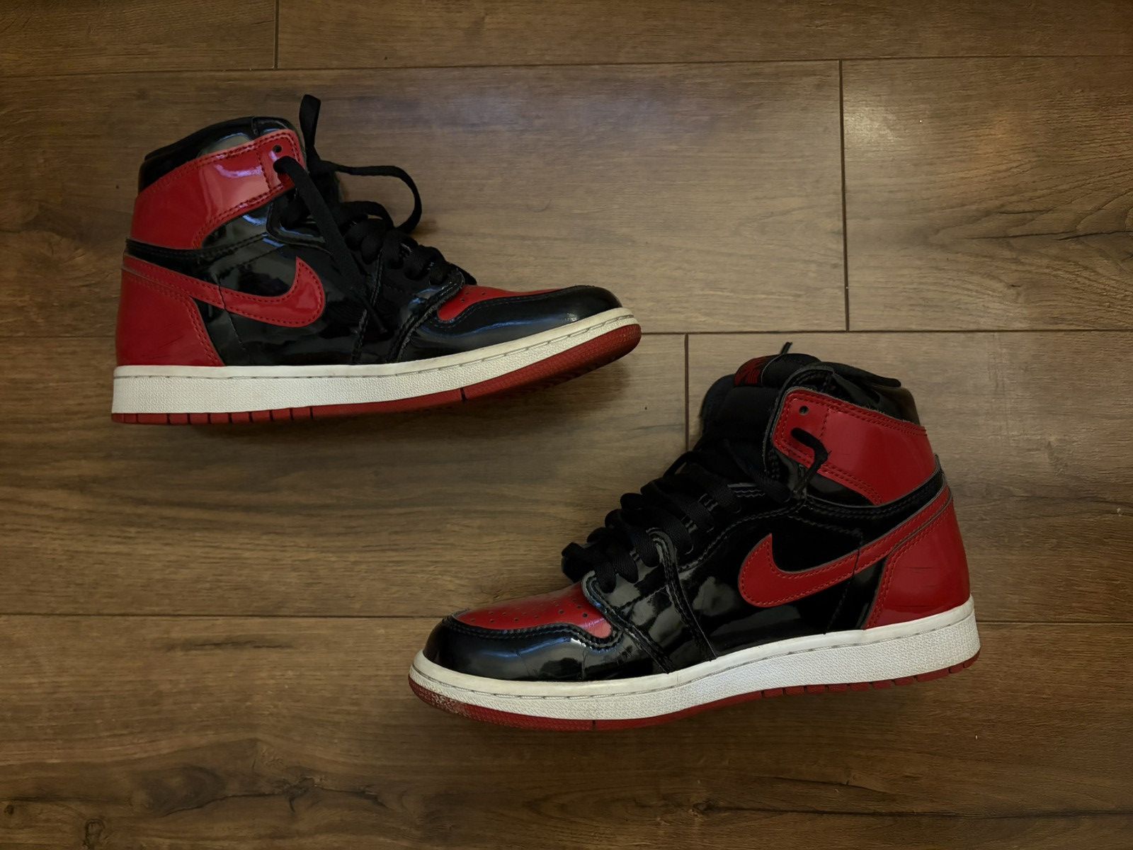 Jordan Brand Jordan 1 High Patent Bread Size US 8 / IT 38 - 1 Thumbnail