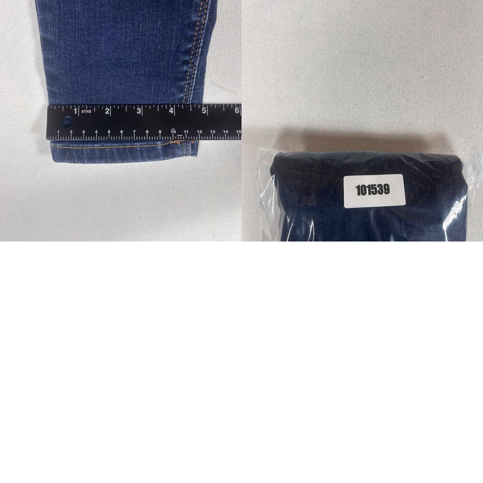 Vintage Cello Jeans Distressed Skinny Blue Denim High Rise 5 Regular Women NWT Jeans Shirt? Size 27" / US 4 / IT 40 - 9 Thumbnail