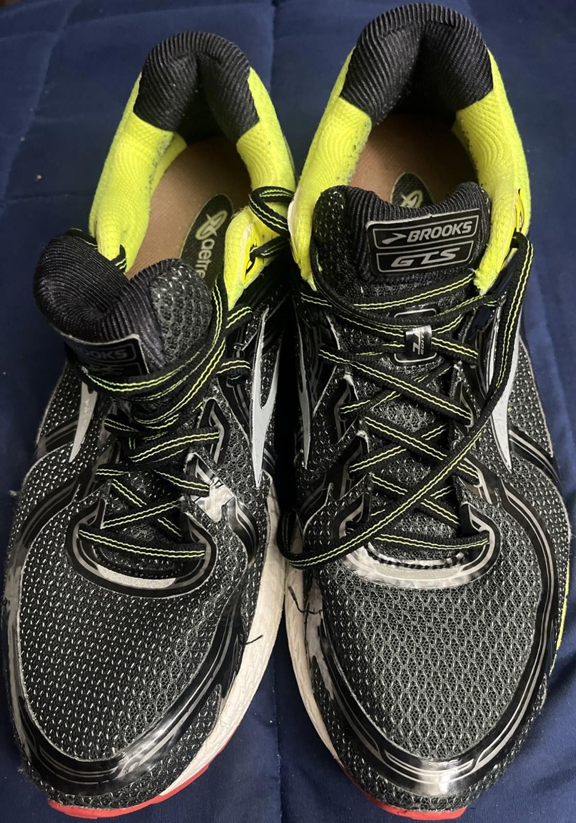 Brooks Brooks Adrenaline GTS 16 Men's Size 12 Running Shoes Black Size US 12 / EU 45 - 1 Thumbnail