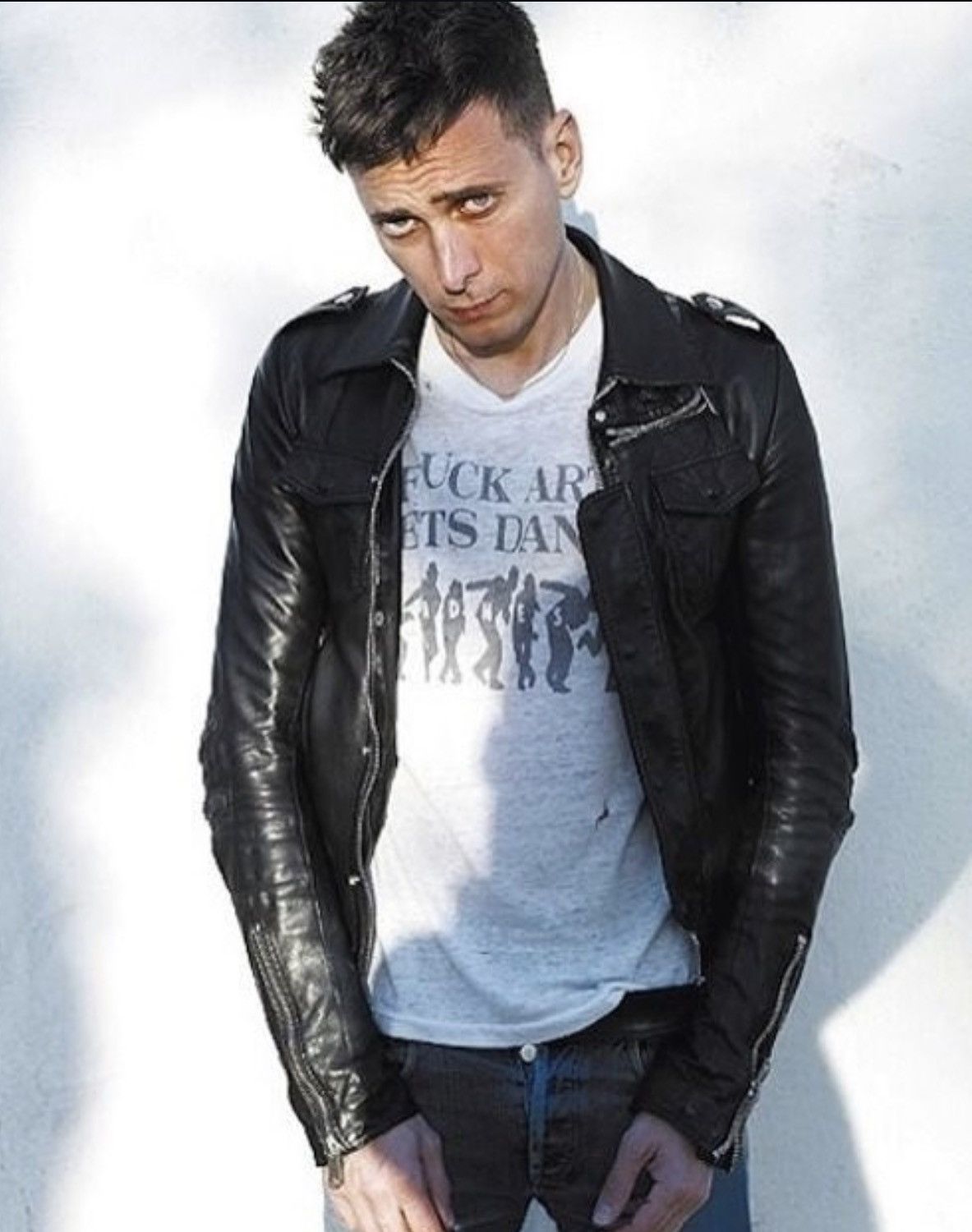 Hedi Slimane Stud Homme L-Zip Leather Jacket Size US M / EU 48-50 / 2 - 20 Thumbnail