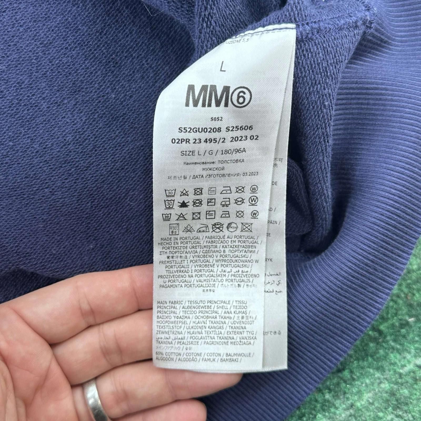 Other MM6 Maison Margiela Embroidered Logo Hoodie L Size US L / EU 52-54 / 3 - 3 Thumbnail