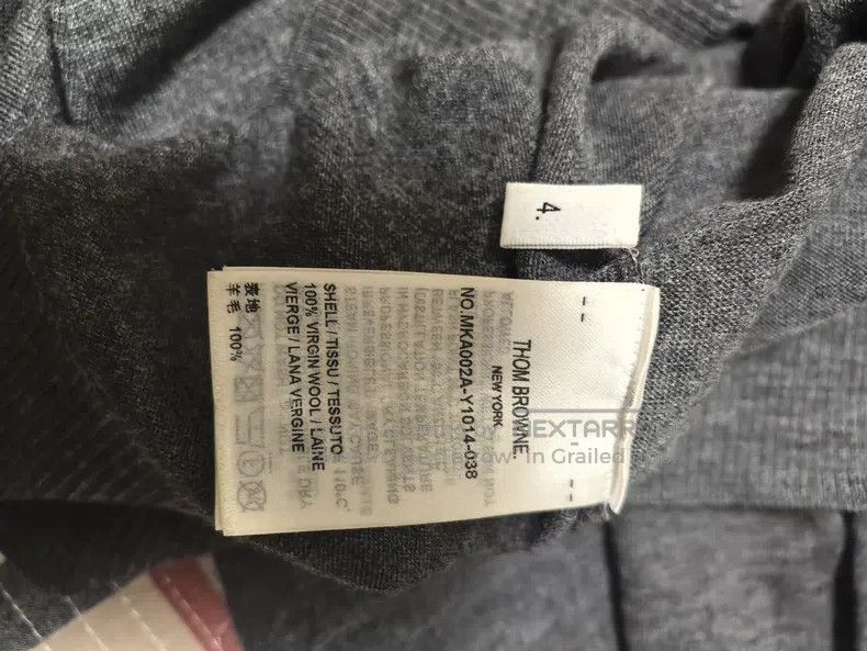 Thom Browne Thom Browne Gray sweater Size US XL / EU 56 / 4 - 6 Thumbnail
