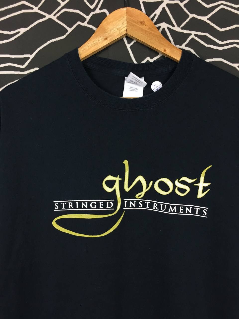 Vintage Ghost Stringed Instruments Musical Note Tee Size US L / EU 52-54 / 3 - 3 Thumbnail