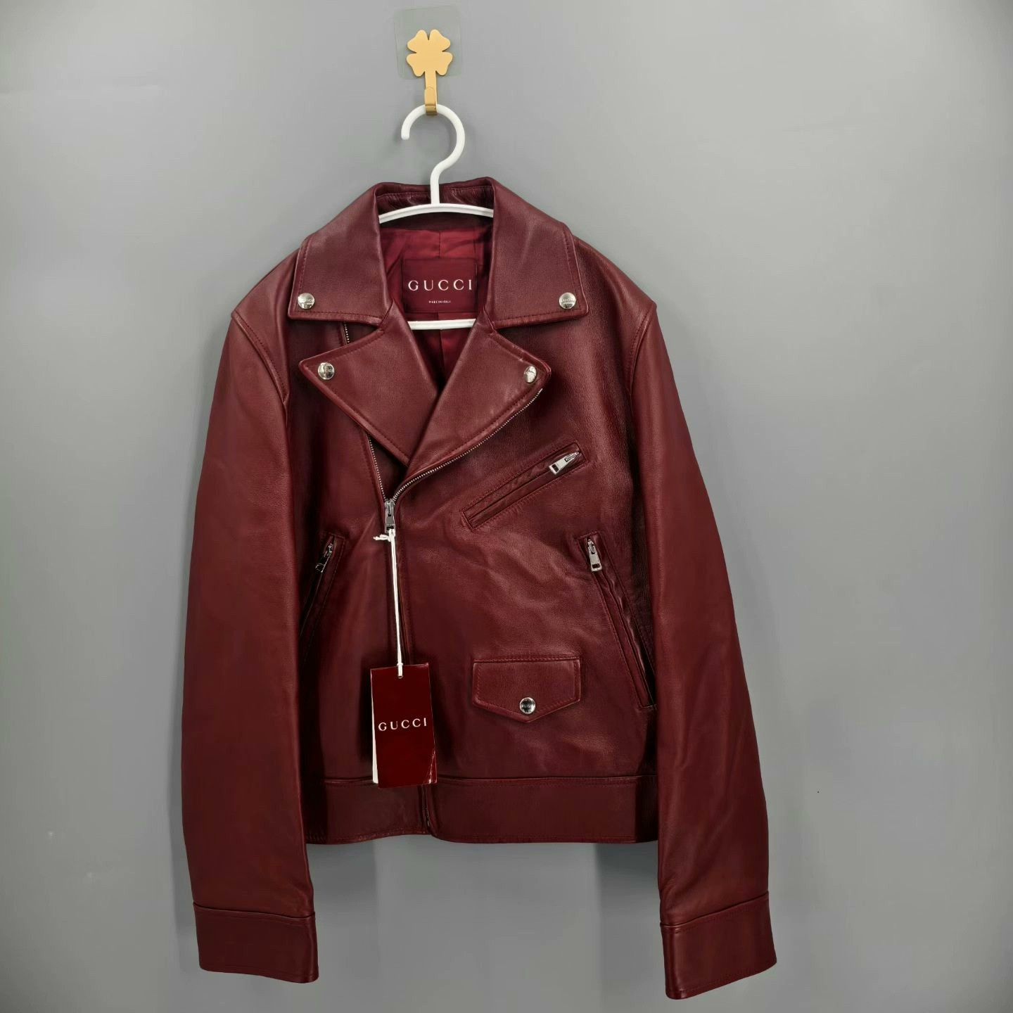Gucci Gucci 26SS Women's Leather Jacket Size M / US 6-8 / IT 42-44 - 1 Thumbnail