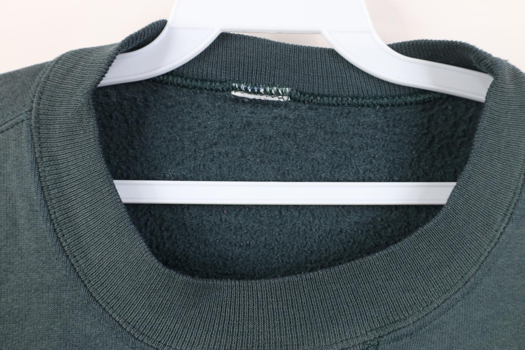Russell Athletic Vintage 90s Russell Athletic Blank Crewneck Sweatshirt Green Size US M / EU 48-50 / 2 - 9 Thumbnail