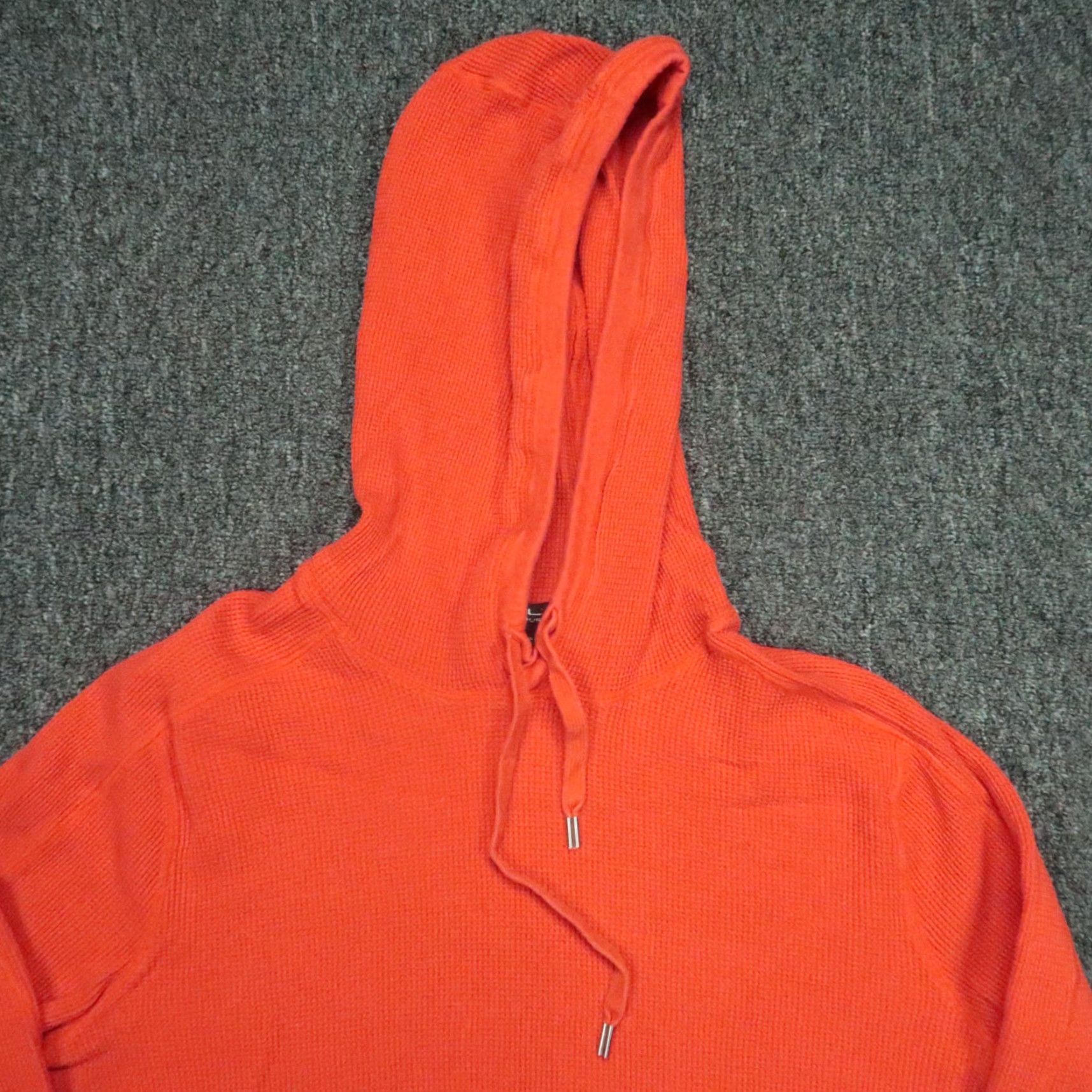RLX Ralph Lauren RLX Ralph Lauren Hoodie Womens Large Orange Lightweight Waffle Knit Pullover Size L / US 10 / IT 46 - 2 Thumbnail