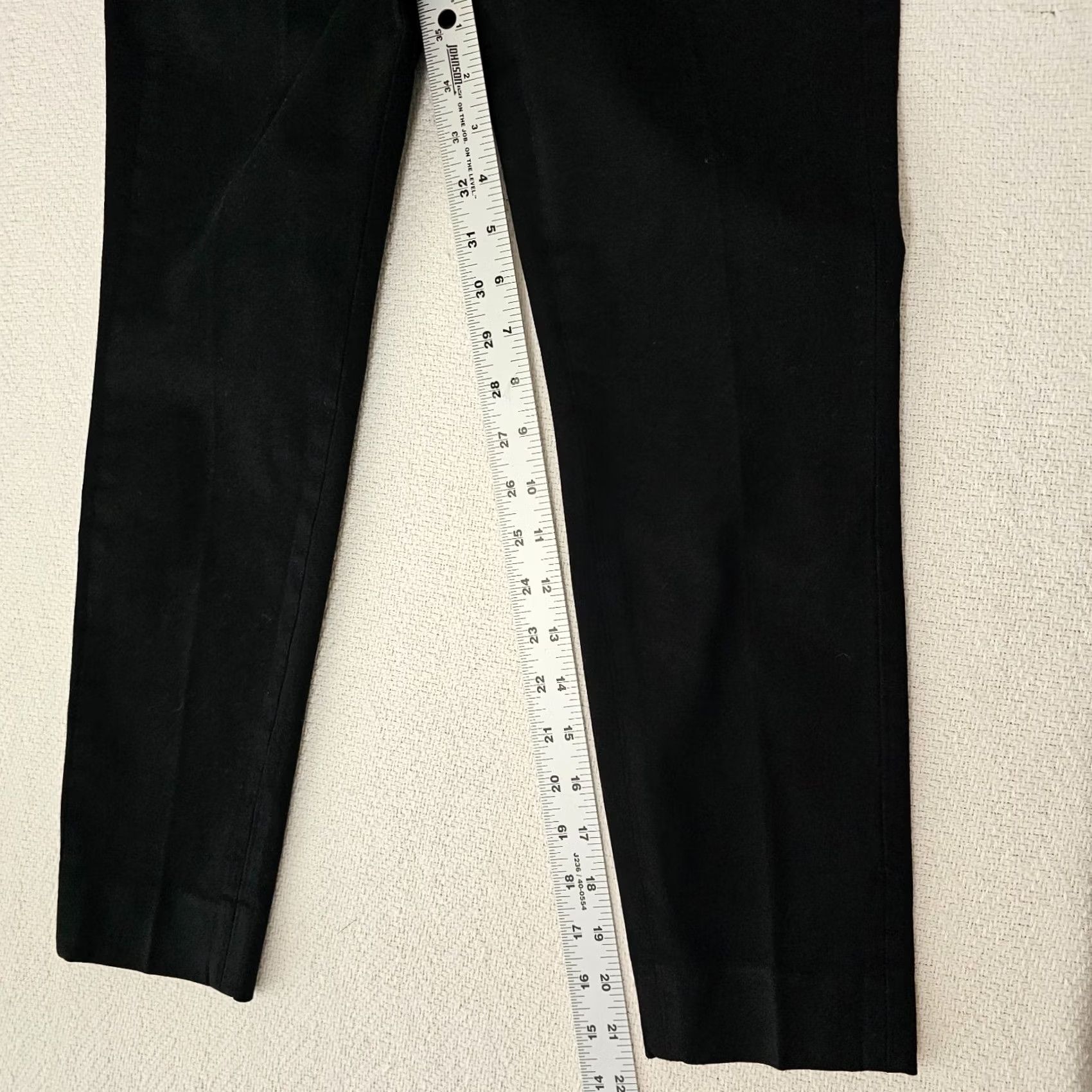 Banana Republic Banana Republic Sloan Cropped Ankle Pants Black 0P Petite Women Size 25" / US 0 / IT 36 - 7 Thumbnail