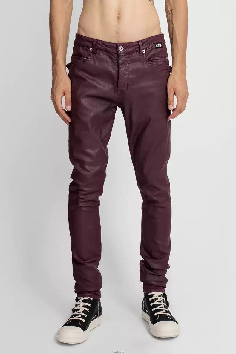 Rick Owens Rick Owens Wax trousers brushed with wax jeans -2507 Size US 31 - 8 Thumbnail