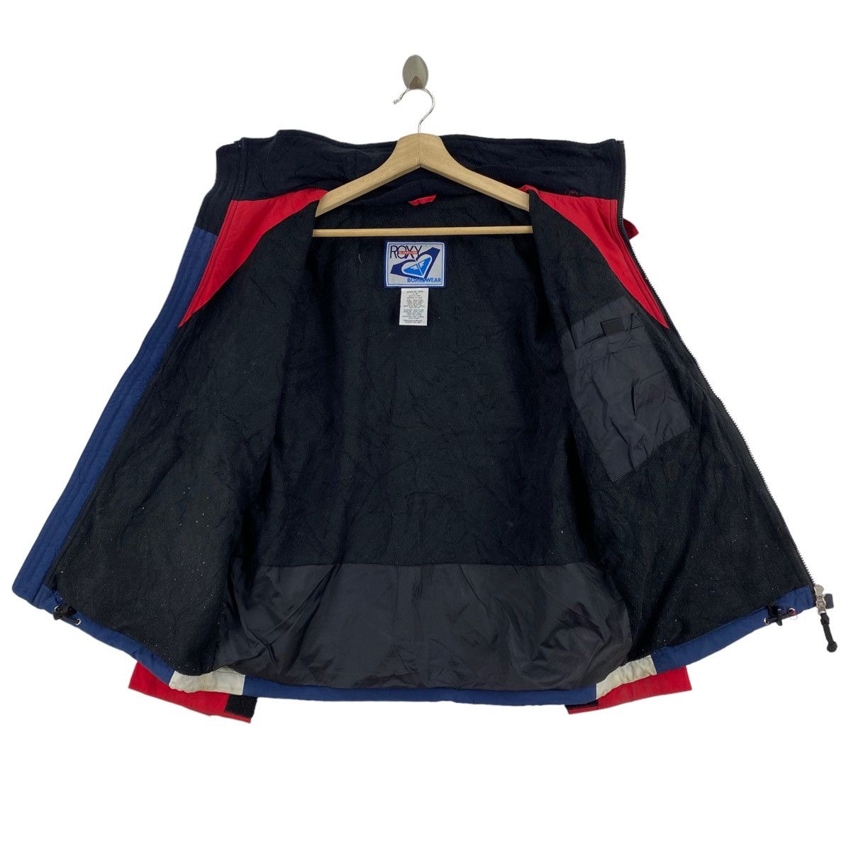Quiksilver ROXY BOARDWEAR QUIKSILVER Surfwear Multi Color Hooded Bomber Size L / US 10 / IT 46 - 5 Thumbnail