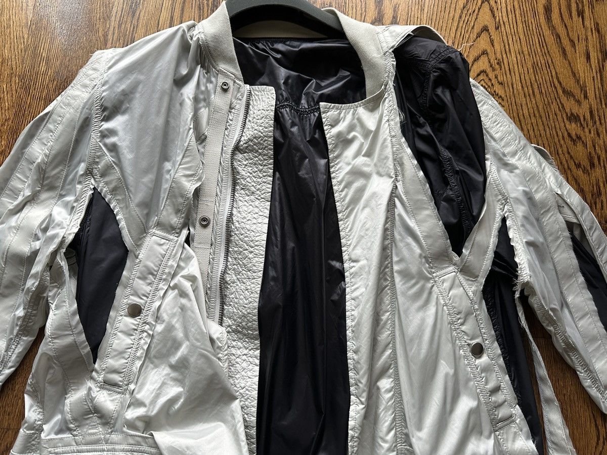 Rick Owens Rick Owens SS19 BABEL Runway Destroyed Rod Flight Jacket 50 Size US M / EU 48-50 / 2 - 4 Thumbnail
