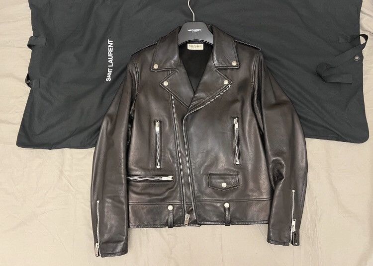 Saint Laurent Paris × Yves Saint Laurent Saint Laurent slp L01 leather jacket Size US L / EU 52-54 / 3 - 1 Thumbnail