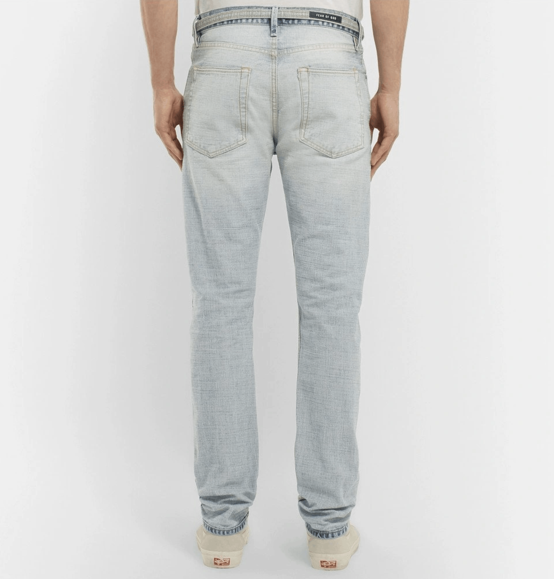 Fear of God $895+ FEAR OF GOD Belted Denim INSIDE OUT Jeans Sixth Size US 32 / EU 48 - 3 Thumbnail