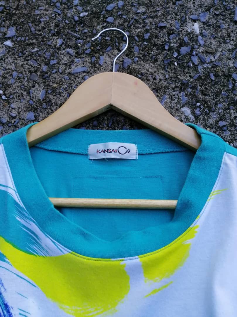 Designer × Japanese Brand × Kansai Yamamoto Kansai Yamamoto O2 Nice Design Tee Size US M / EU 48-50 / 2 - 4 Thumbnail