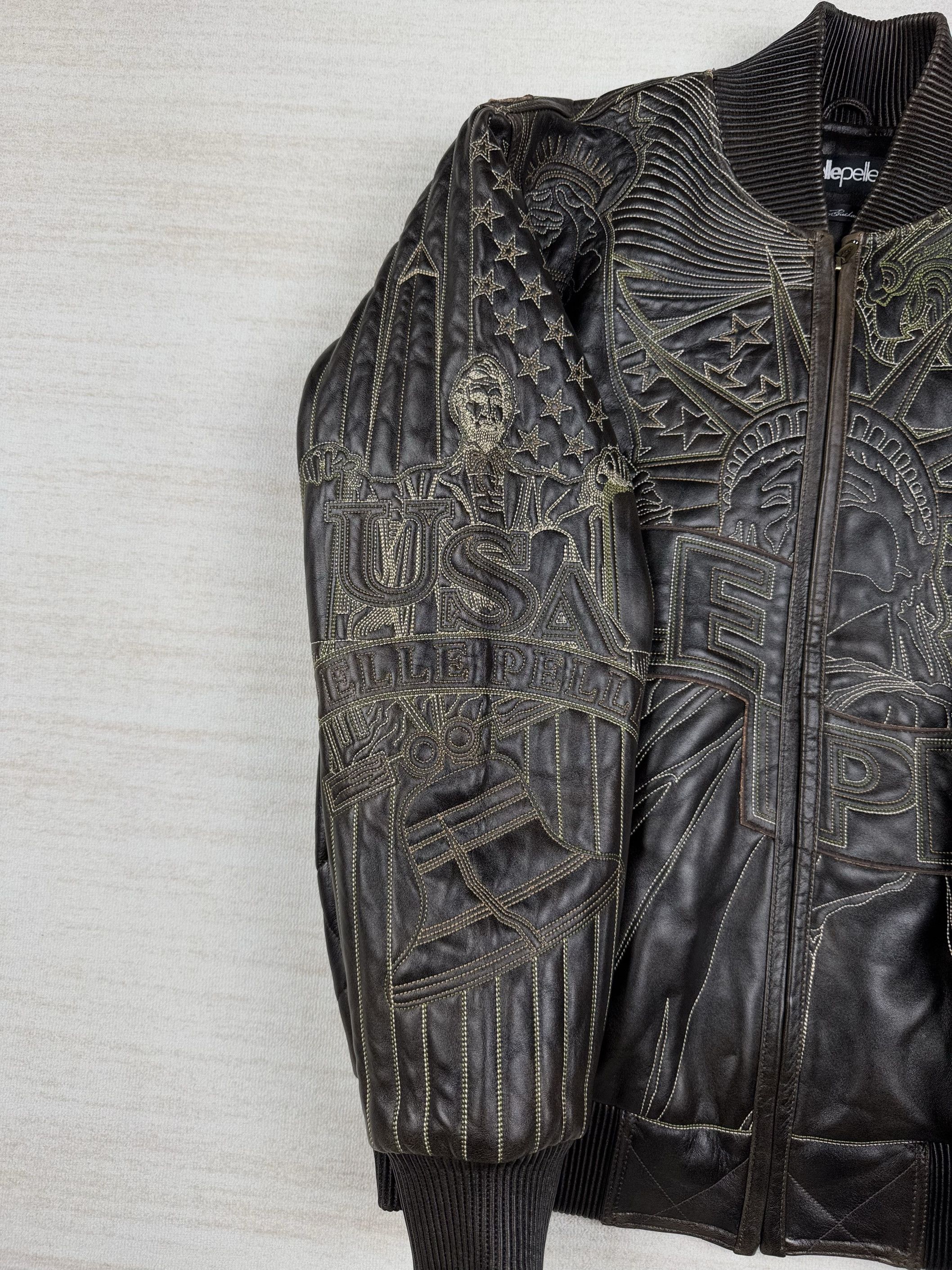 Pelle Pelle WDW x PP MONUMENT GENUINE LEATHER JACKET Size US L / EU 52-54 / 3 - 5 Thumbnail