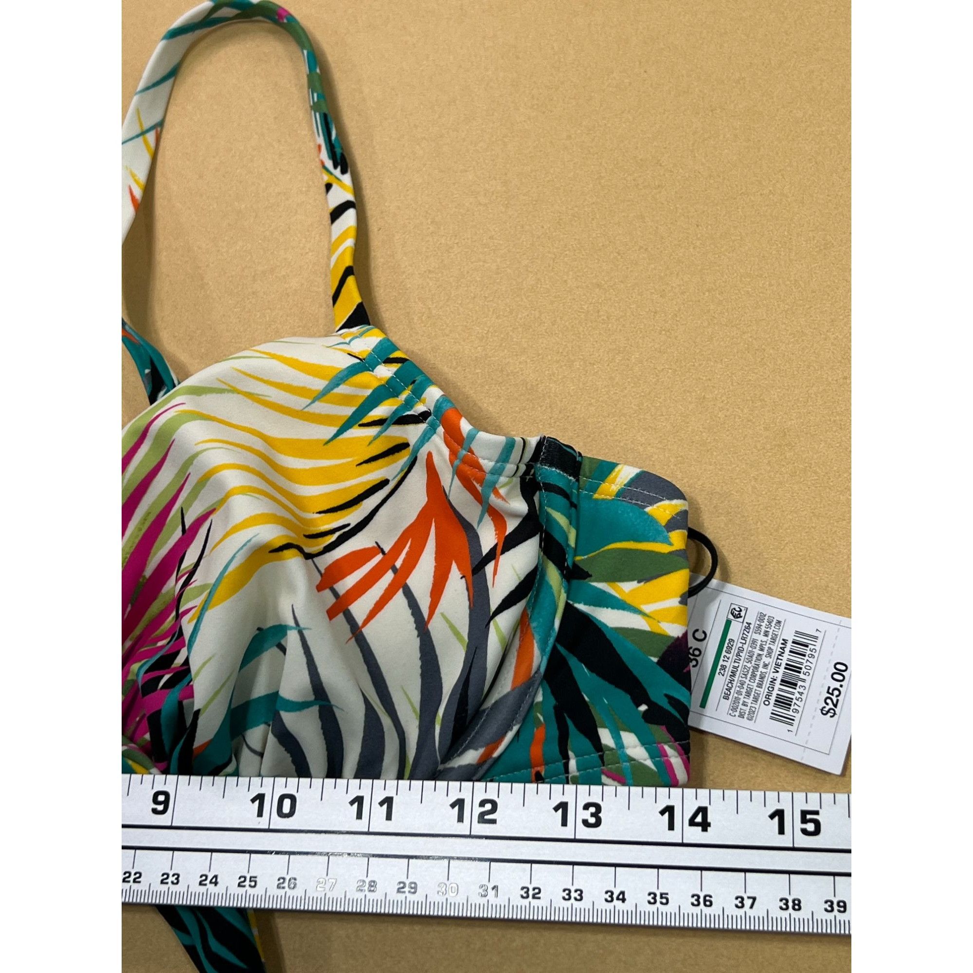 Other Shade & Shore - Women's Tie-Front Underwire Bikini Top - Mul Size ONE SIZE - 5 Thumbnail