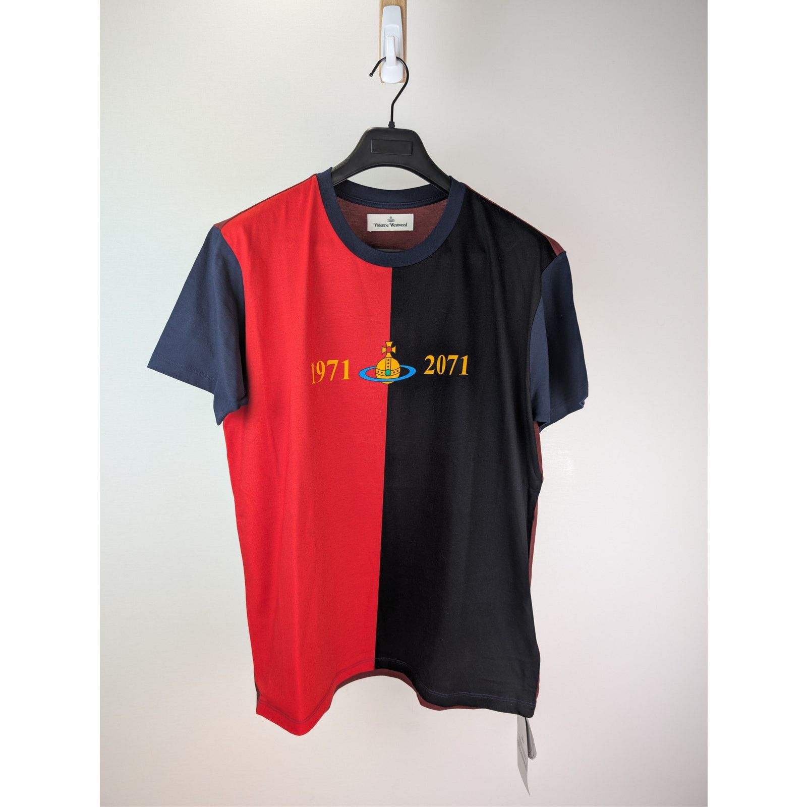 Vivienne Westwood o1rshd1 Classic Printed Organic Jersey T-Shirt Soccer Print Size US L / EU 52-54 / 3 - 1 Thumbnail