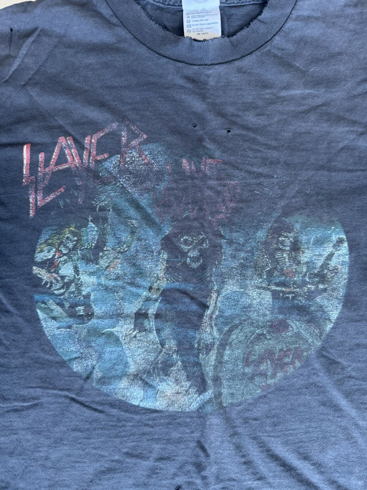 Band Tees Vintage Slayer T Shirt Size US M / EU 48-50 / 2 - 5 Thumbnail