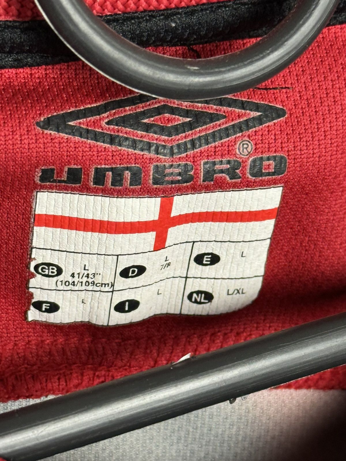 Umbro England National Team 03/05 Goalkeeper Football Jersey Size US L / EU 52-54 / 3 - 23 Thumbnail