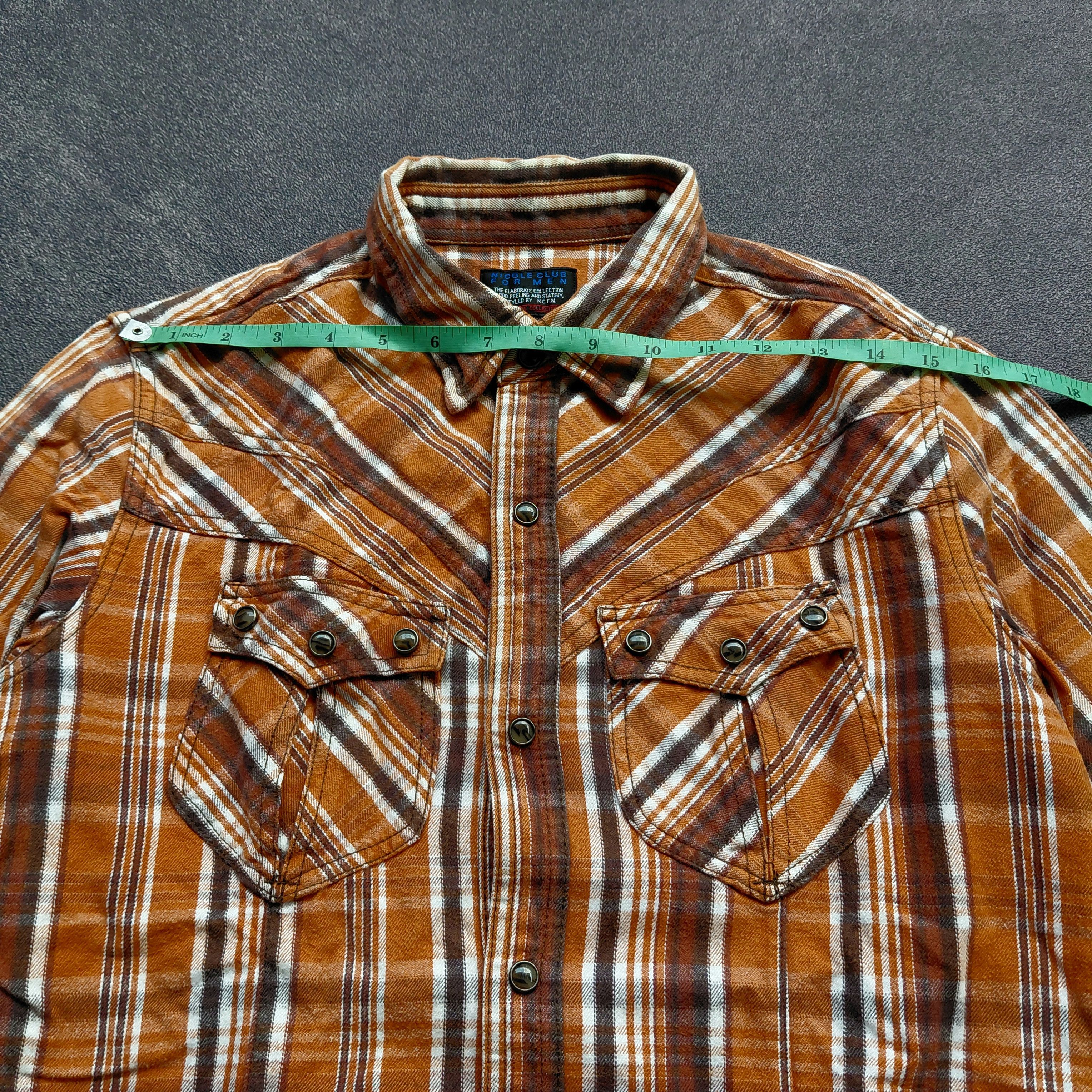 Nicole Club Nicole Club For Men Flanel Shirt Size US M / EU 48-50 / 2 - 9 Thumbnail