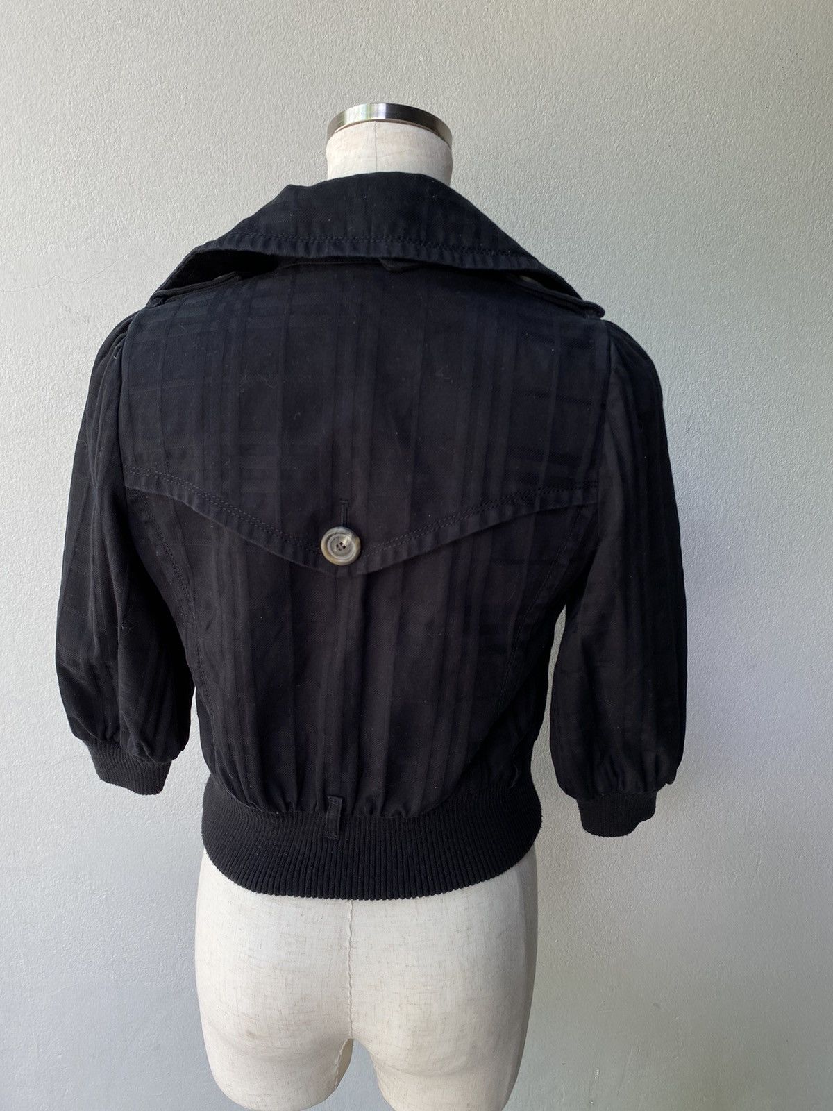 Burberry Burberry cropped black jacket Size ONE SIZE - 11 Thumbnail