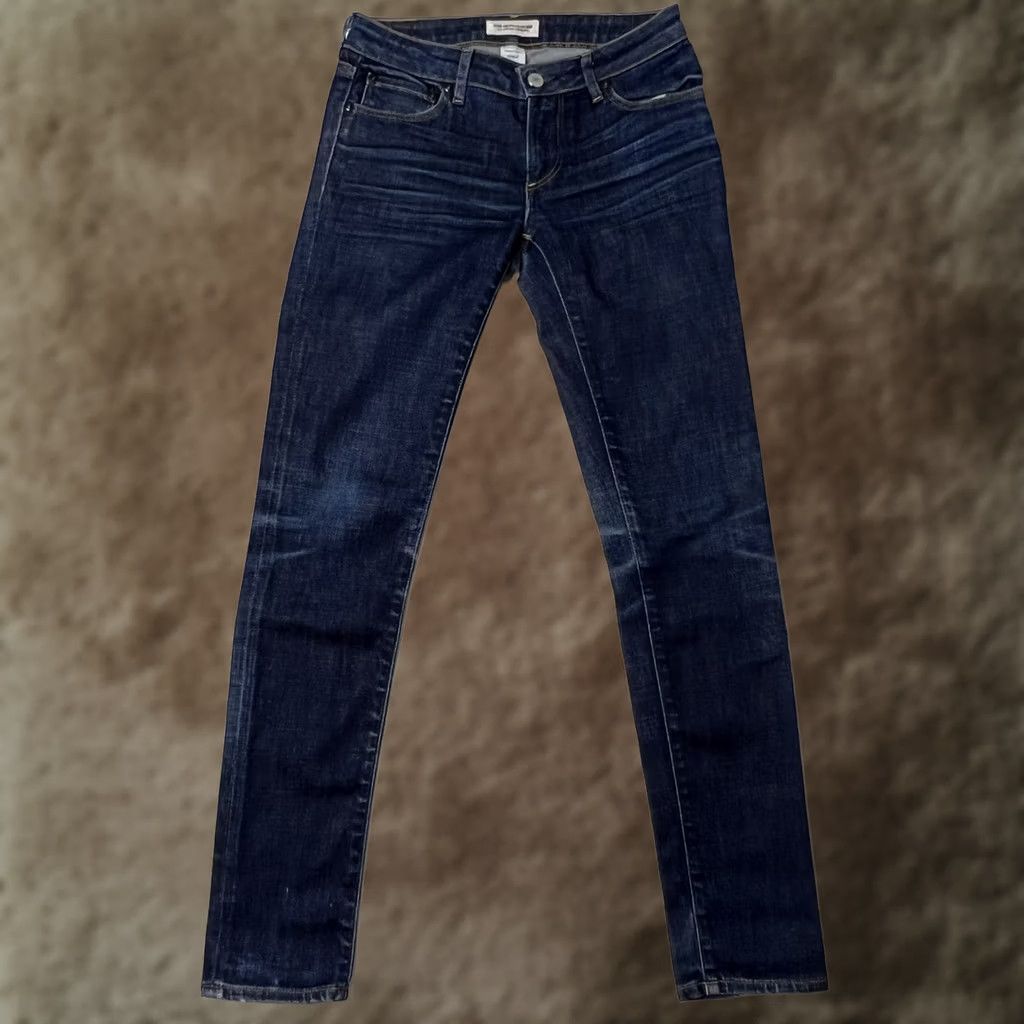 Denime Ron Herman Denim Jeans Size 25 Stretch Skinny RHW-01 29” Inseam Mens Women Adults Skinny Denim pants Blue 5-Pocket Distressed Vintage: No Size 42" / US 20 - 1 Thumbnail