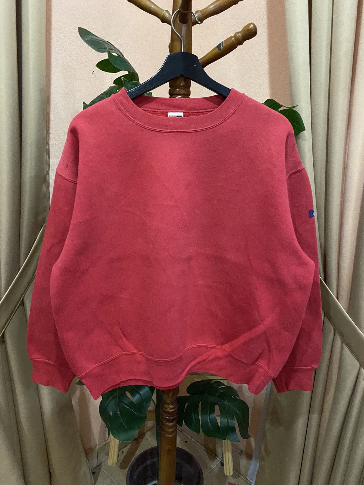 Edwin Vintage Edwin Sportswear Red Crewneck Sweatshirt Size US L / EU 52-54 / 3 - 1 Thumbnail