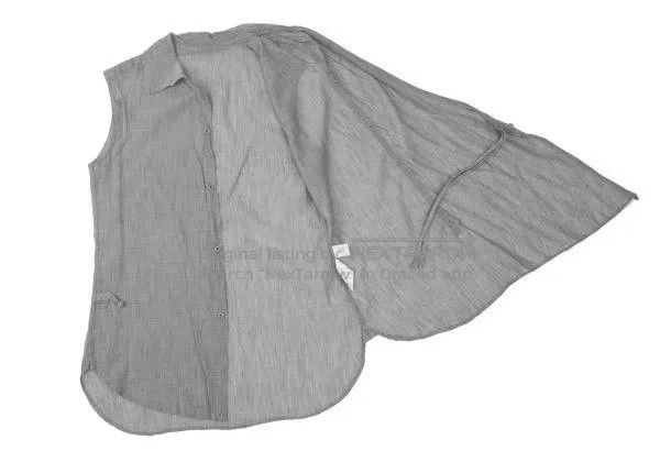 Yohji Yamamoto Yohji Yamamoto Cotton and linen sleeveless shirt Size XS / US 0-2 / IT 36-38 - 4 Thumbnail