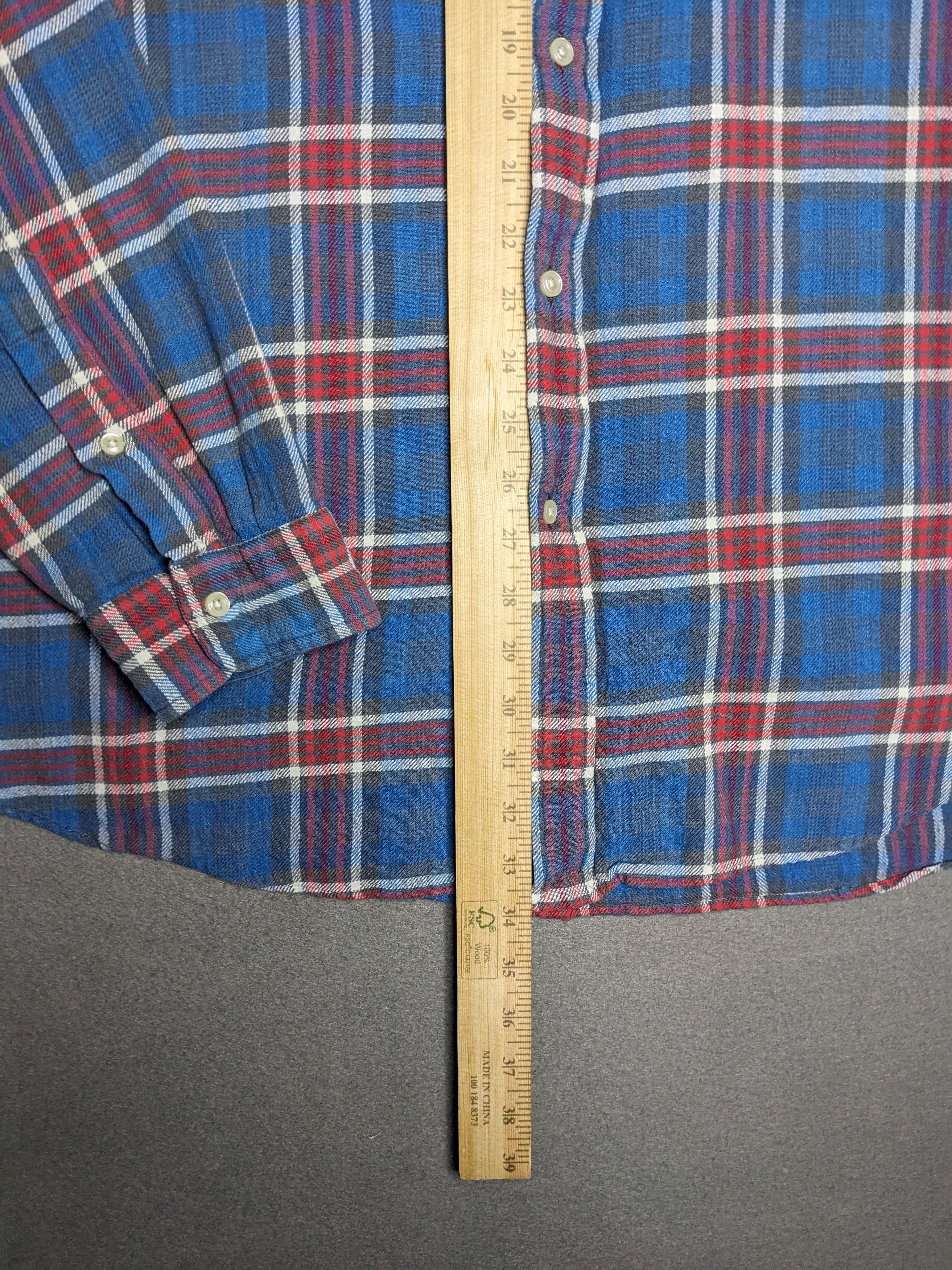 Polo Ralph Lauren Polo Ralph Lauren Flannel Plaid Shirt Classic Fit 2XL Size US XXL / EU 58 / 5 - 10 Thumbnail