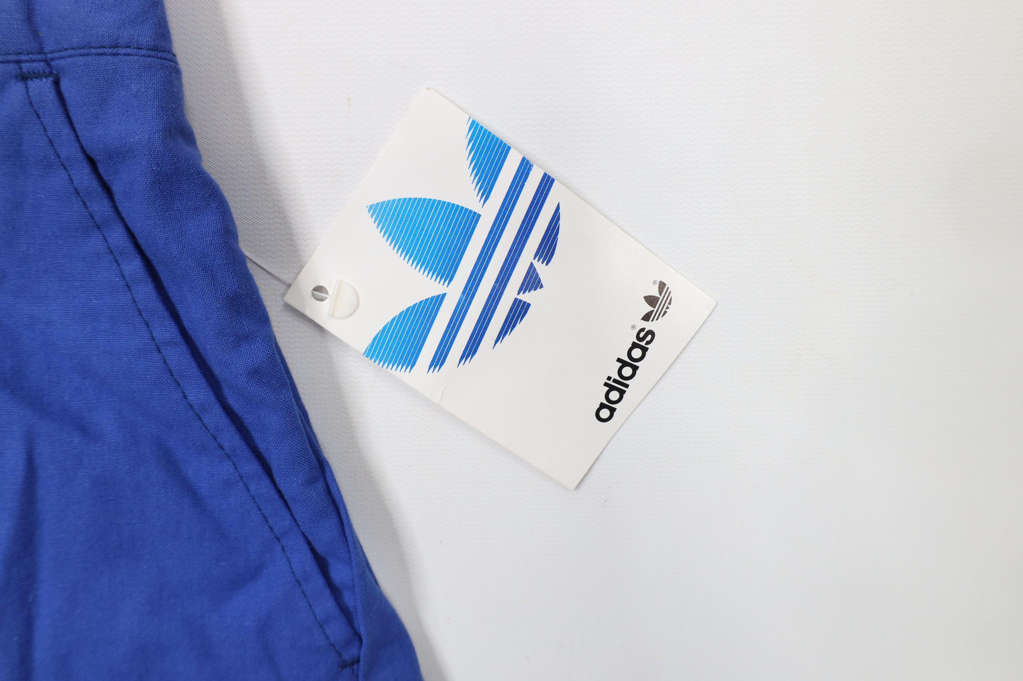 Adidas × Vintage Deadstock Vintage 80s Adidas Knee Tennis Golf Shorts Blue Size US 34 / EU 50 - 6 Thumbnail
