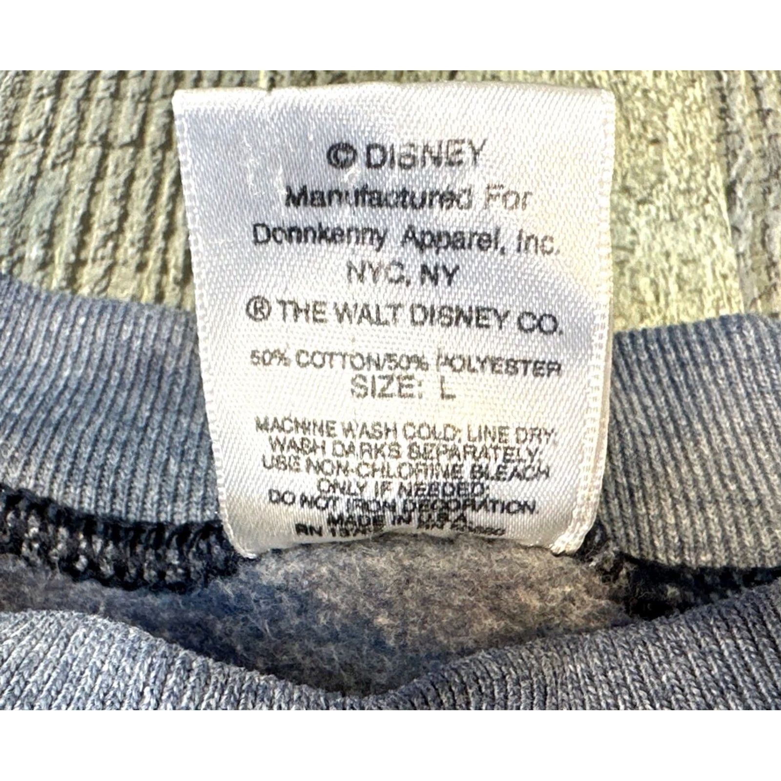 Vintage VINTAGE Mickey Mouse Crewneck Shirt Men L Blue Tie Dye Pullover Sweatshirt Size US L / EU 52-54 / 3 - 4 Thumbnail