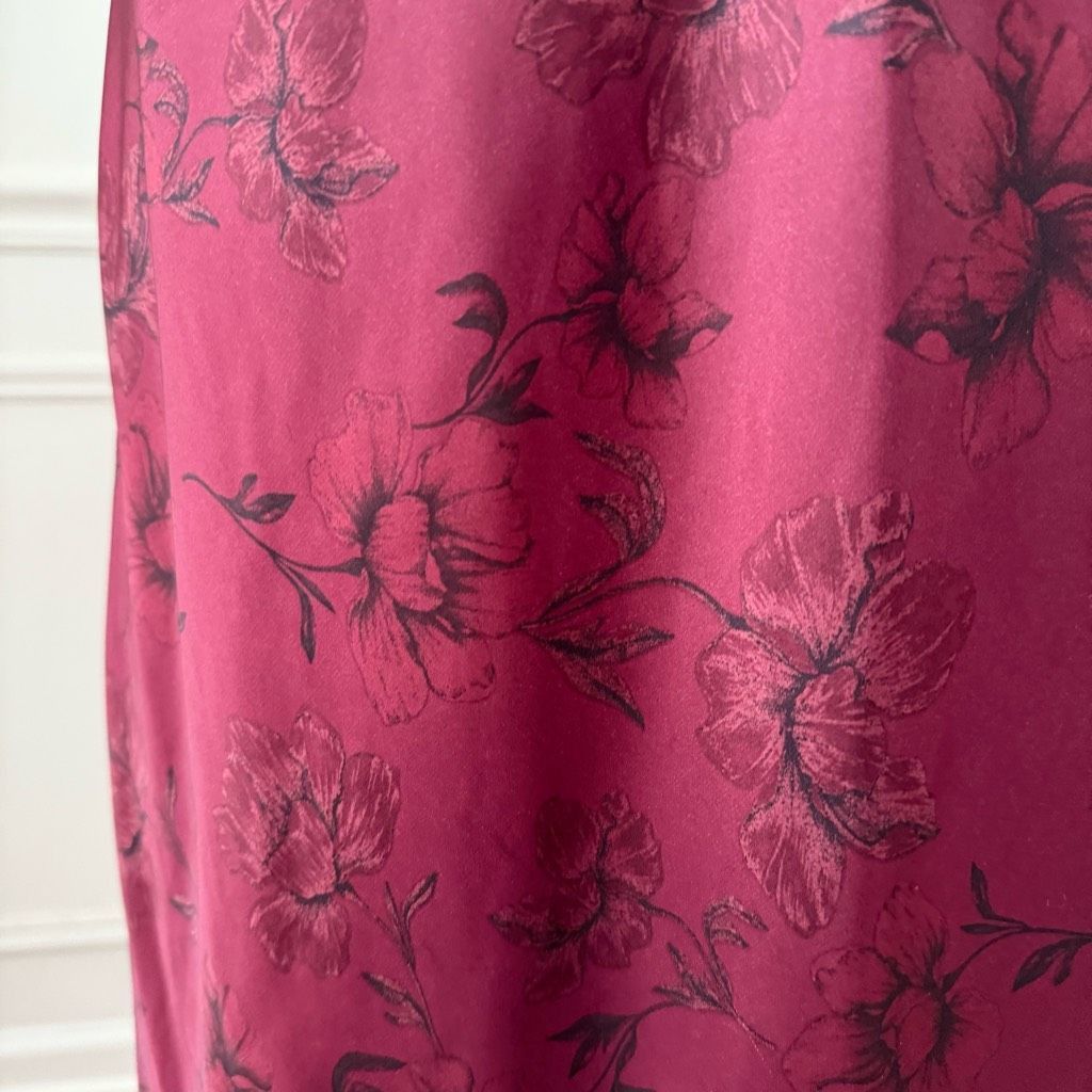 Calvin Klein Calvin Klein Zinfandel Satin Cowl Neck Slip Midi Dress 16 Size XXL / US 16-18 / IT 52-54 - 5 Thumbnail