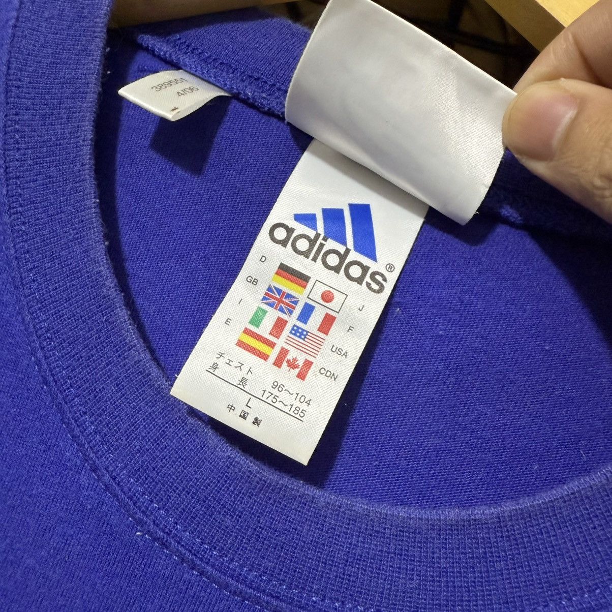 Adidas Adidas JFA japan kirin samurai blue 2006 t shirt Size US L / EU 52-54 / 3 - 6 Thumbnail