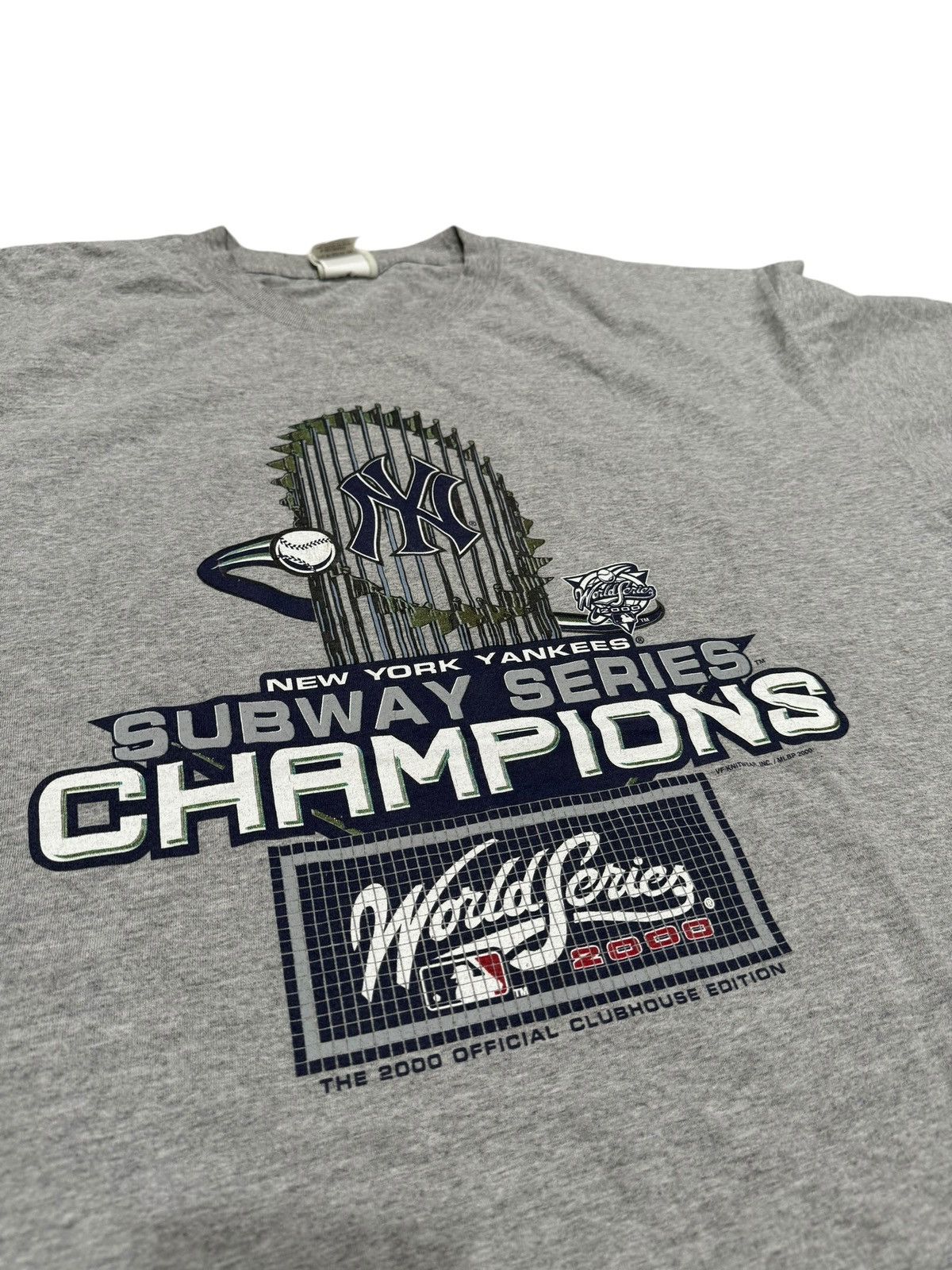 MLB Vintage Lee Sports New York Yankees Subway Series 2000 Shirt Size US XXL / EU 58 / 5 - 5 Thumbnail
