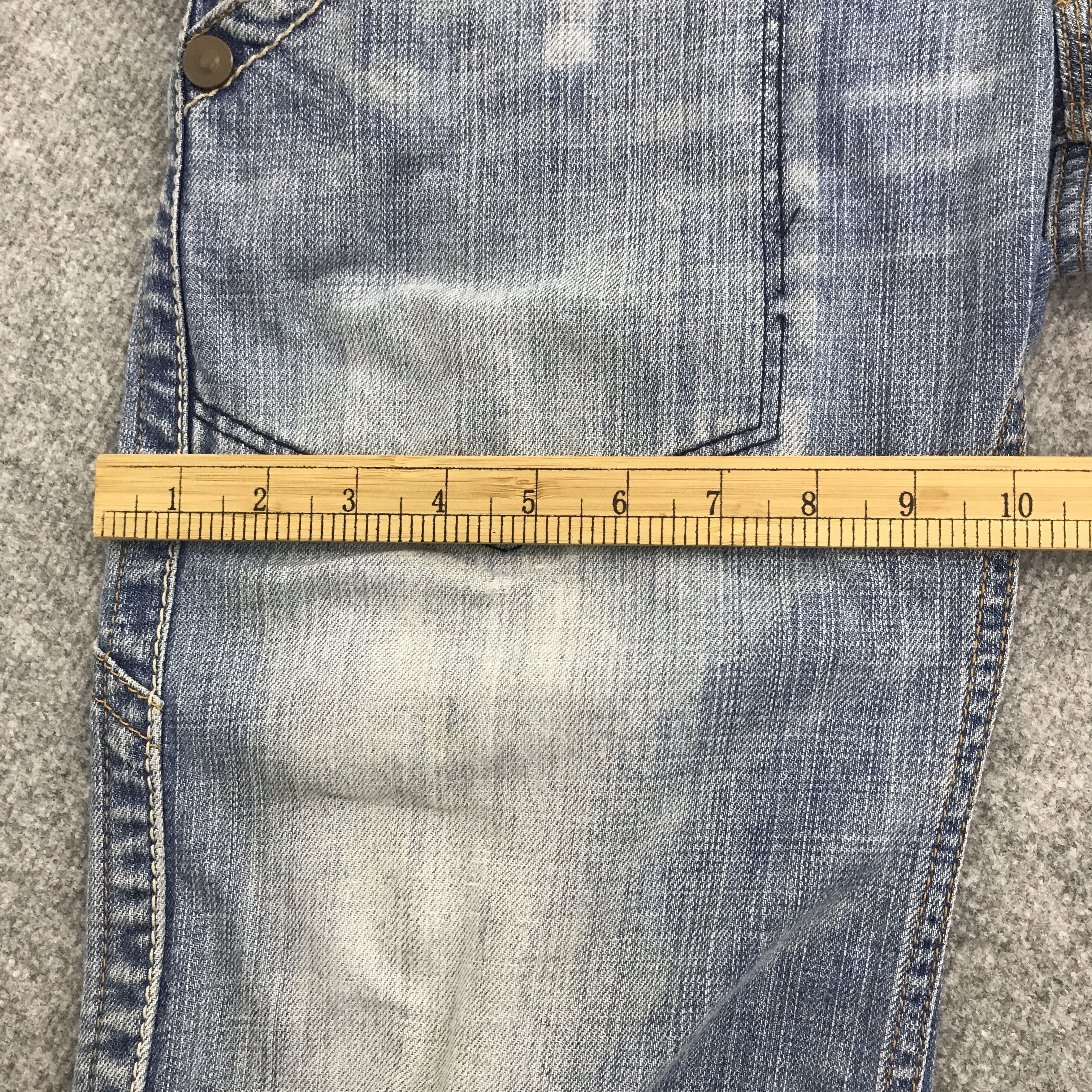 Japanese Brand Rare Flare Blue Way union made Japan denim jeans pants Size US 32 / EU 48 - 9 Thumbnail