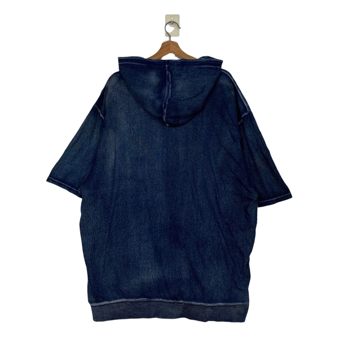 In The Attic IN THE ATTIC Jeans Short Sleeve Hoodie Jacket #2928-C132 Size US XXL / EU 58 / 5 - 8 Thumbnail