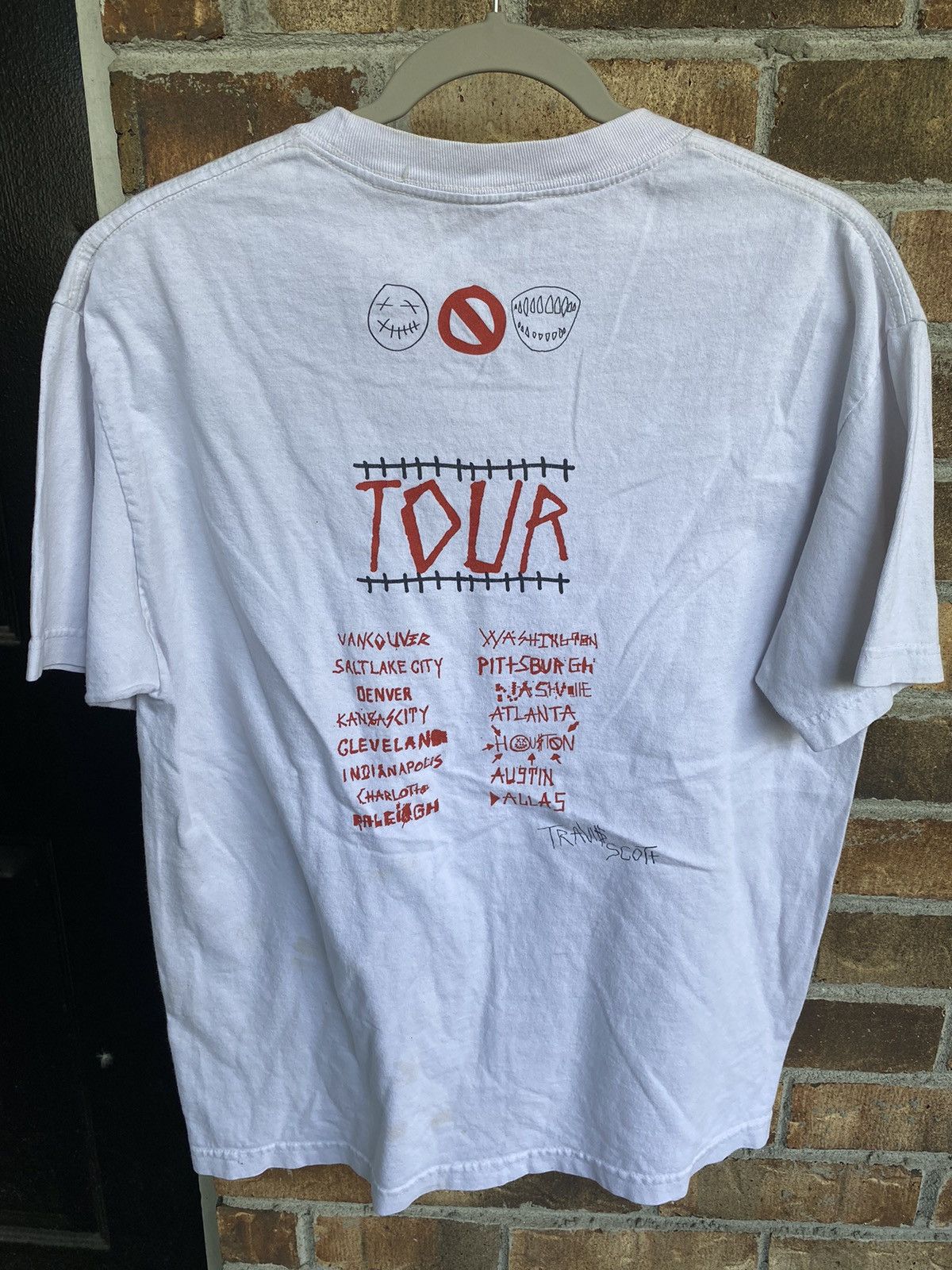 Travis Scott Blanco Tour 'Stage Dive' Tee Size US L / EU 52-54 / 3 - 2 Thumbnail
