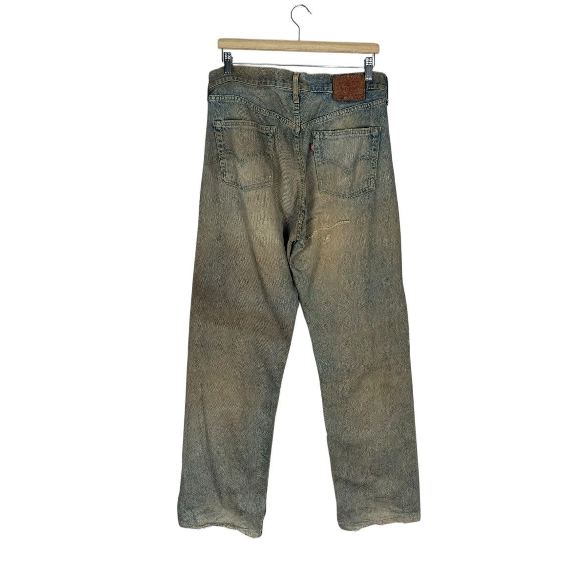 Levi's ☀️LEVI’S 503 BIG E J22 PATCHWORK DENIM JEANS PANTS Size US 32 / EU 48 - 11 Thumbnail